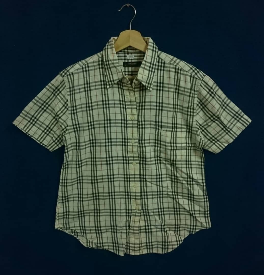 Burberry × Vintage Vintage Burberry Nova Check Shirt Size US L / EU 52-54 / 3 - 1 Thumbnail