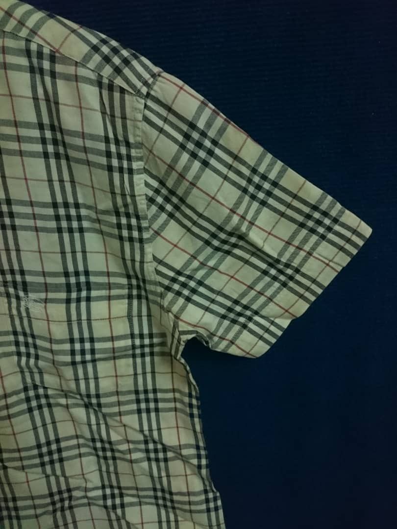 Burberry × Vintage Vintage Burberry Nova Check Shirt Size US L / EU 52-54 / 3 - 3 Thumbnail