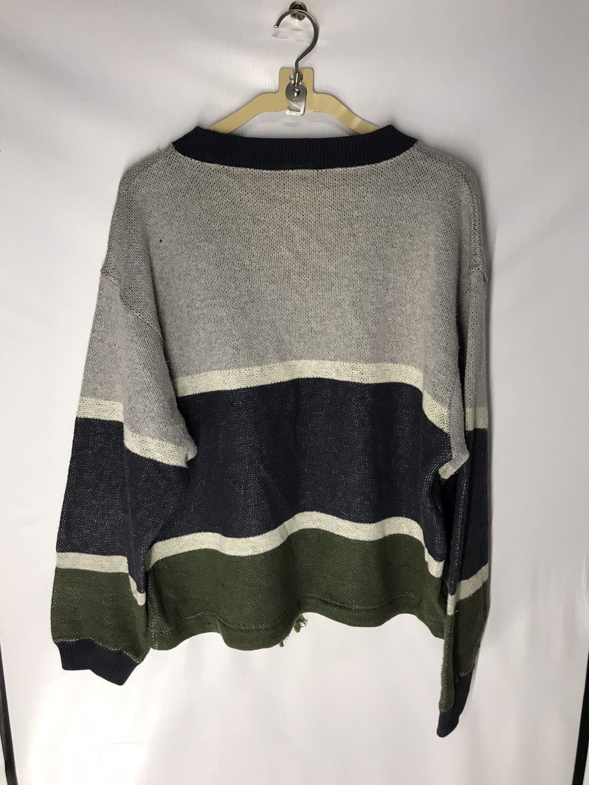 Lacoste × Vintage Vintage Lacoste knit sweatshirt single pocket Size US L / EU 52-54 / 3 - 8 Thumbnail