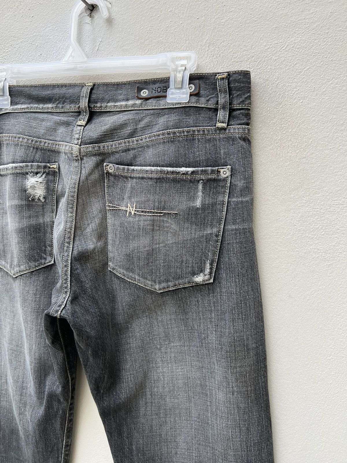 Nobody Denim Vintage Nobody Fade Black Denim Flare Jeans Size US 31 - 17 Thumbnail