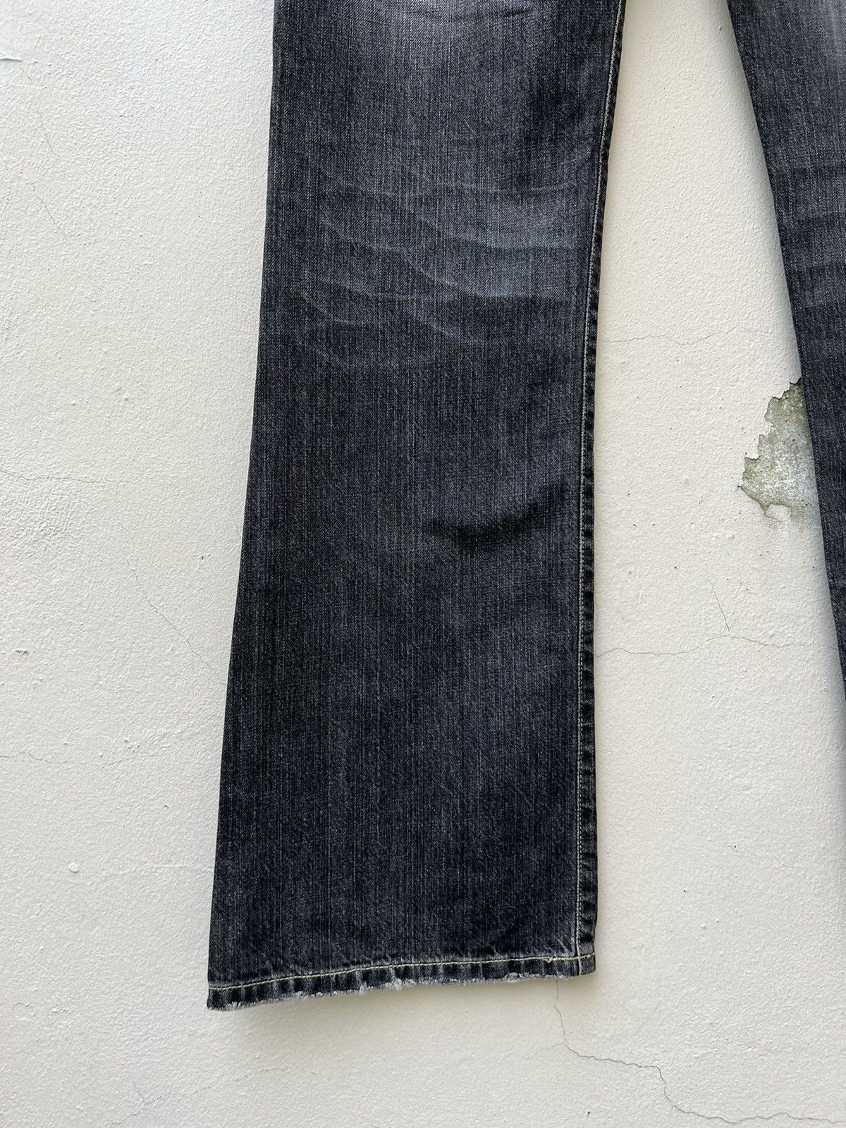 Nobody Denim Vintage Nobody Fade Black Denim Flare Jeans Size US 31 - 16 Thumbnail