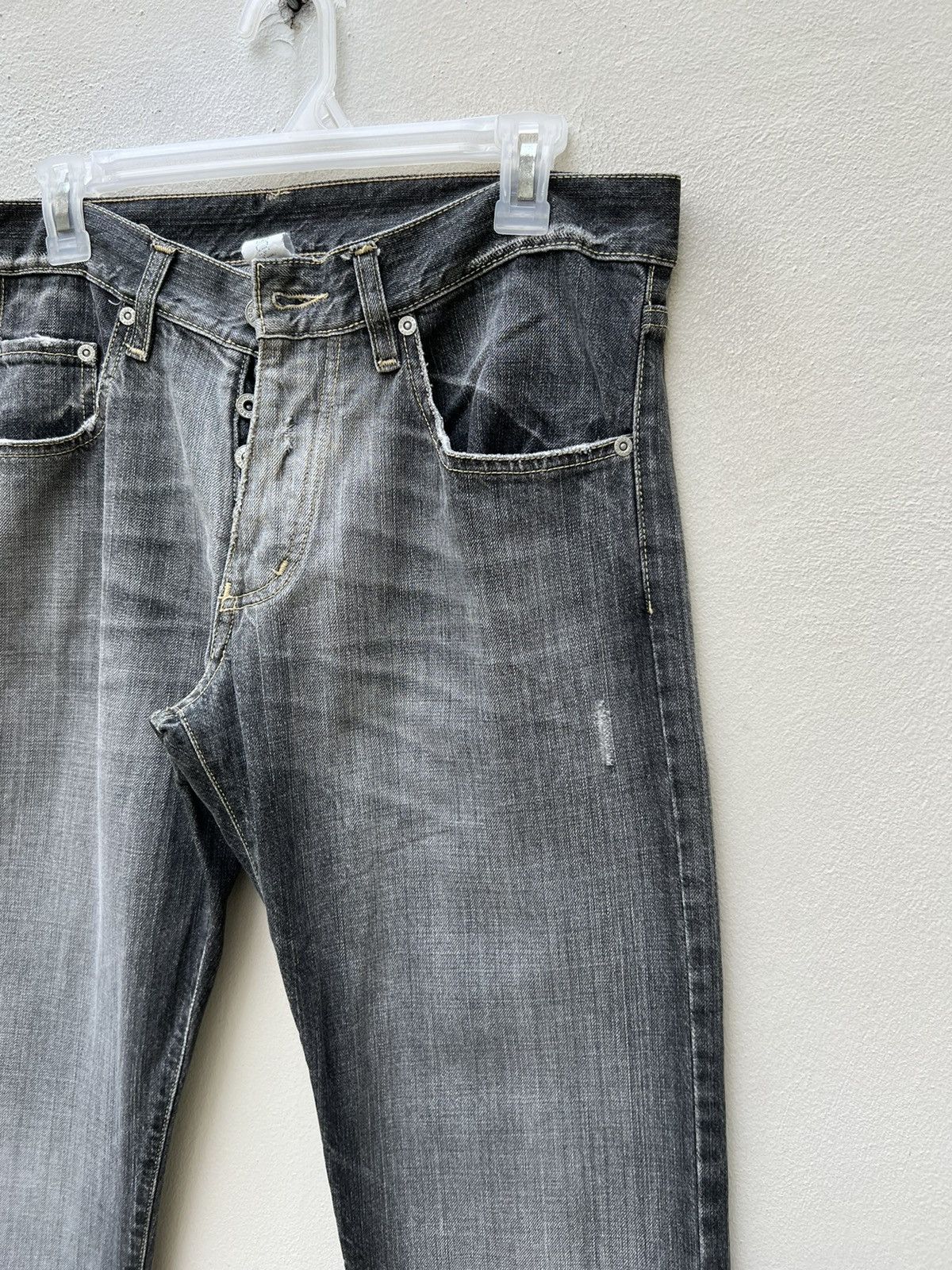 Nobody Denim Vintage Nobody Fade Black Denim Flare Jeans Size US 31 - 12 Thumbnail