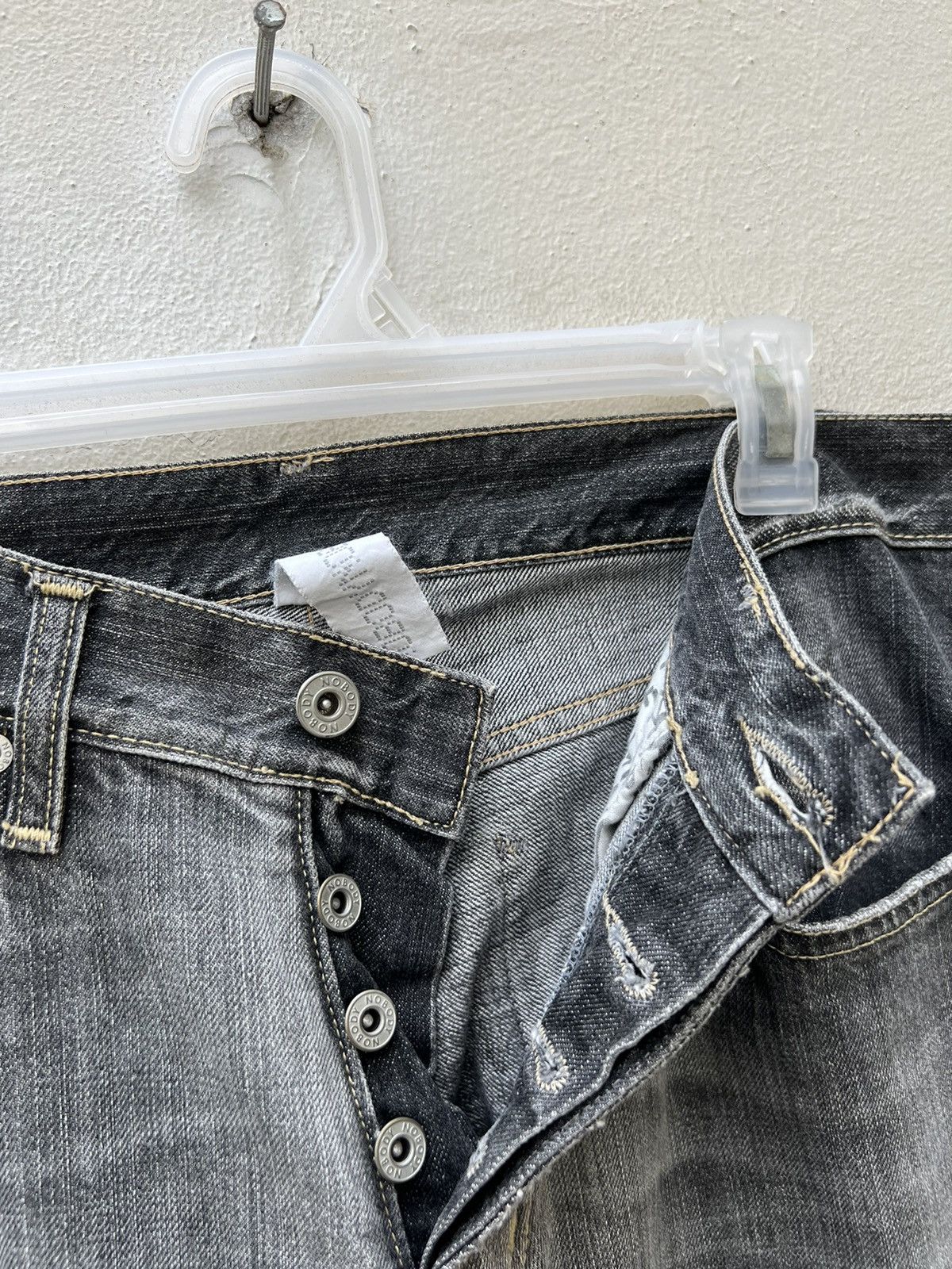 Nobody Denim Vintage Nobody Fade Black Denim Flare Jeans Size US 31 - 8 Thumbnail