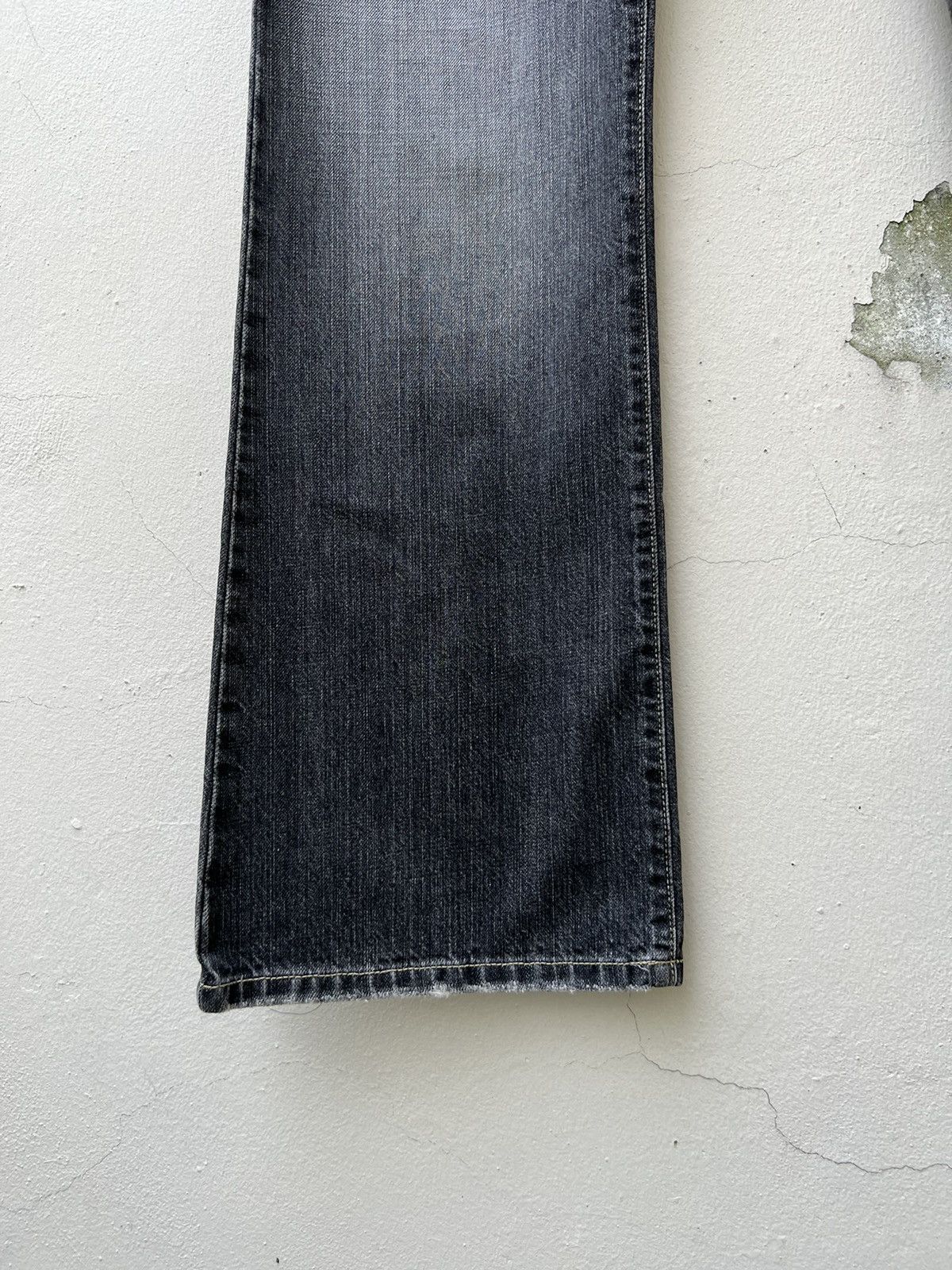 Nobody Denim Vintage Nobody Fade Black Denim Flare Jeans Size US 31 - 11 Thumbnail