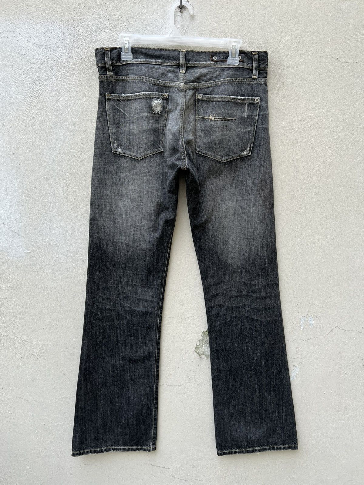 Nobody Denim Vintage Nobody Fade Black Denim Flare Jeans Size US 31 - 14 Thumbnail