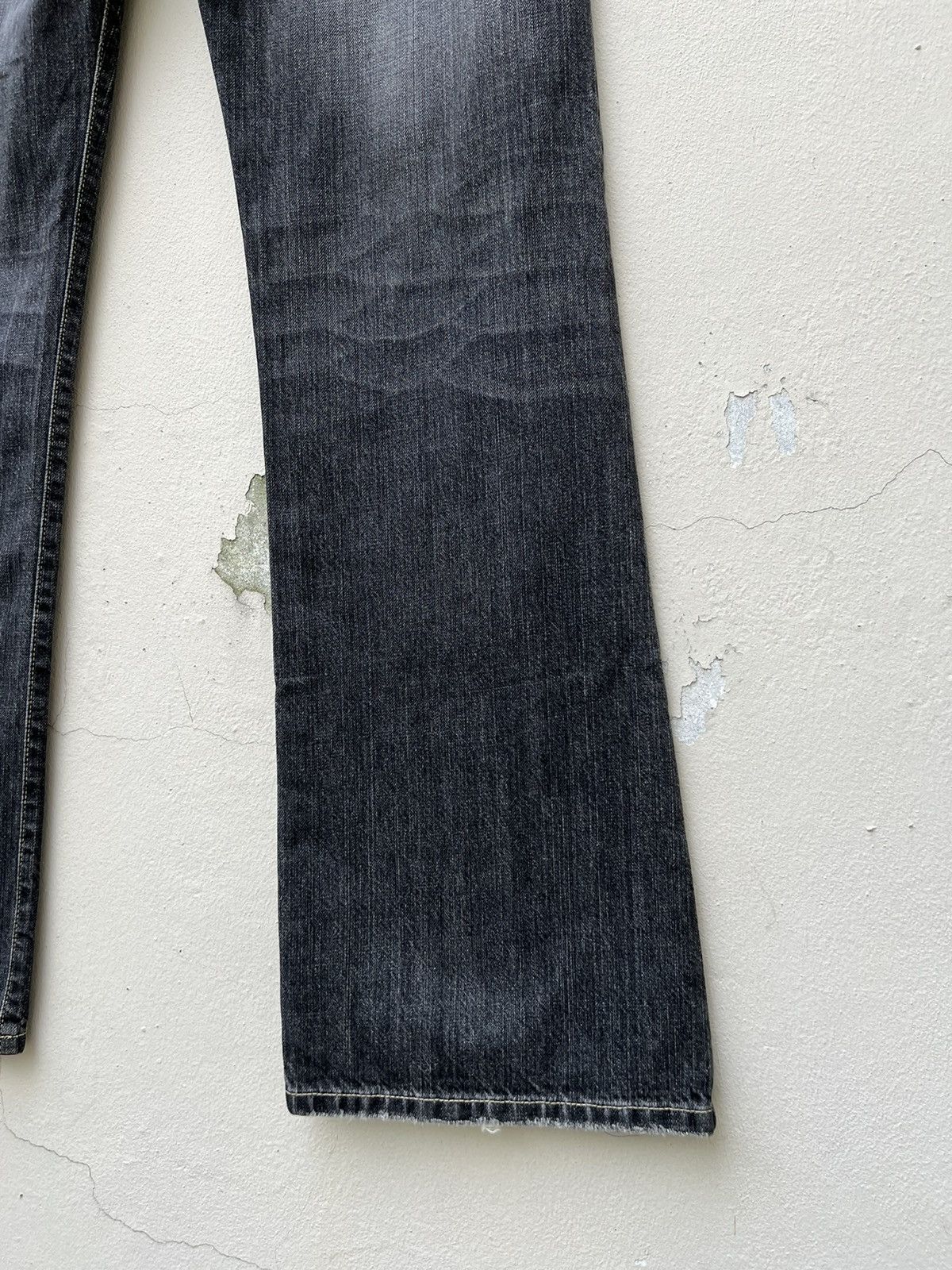 Nobody Denim Vintage Nobody Fade Black Denim Flare Jeans Size US 31 - 18 Thumbnail