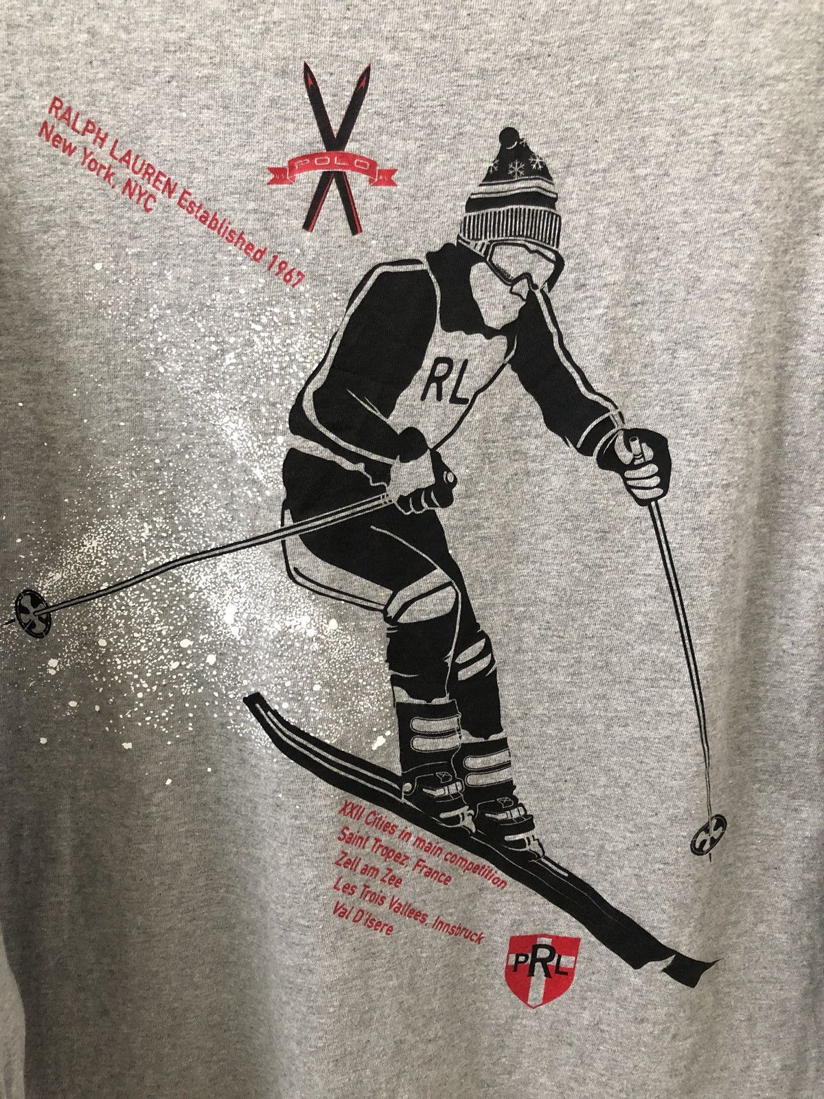 Polo Ralph Lauren Vintage PRL Ski Man Long Sleeve t shirt Size US S / EU 44-46 / 1 - 2 Thumbnail