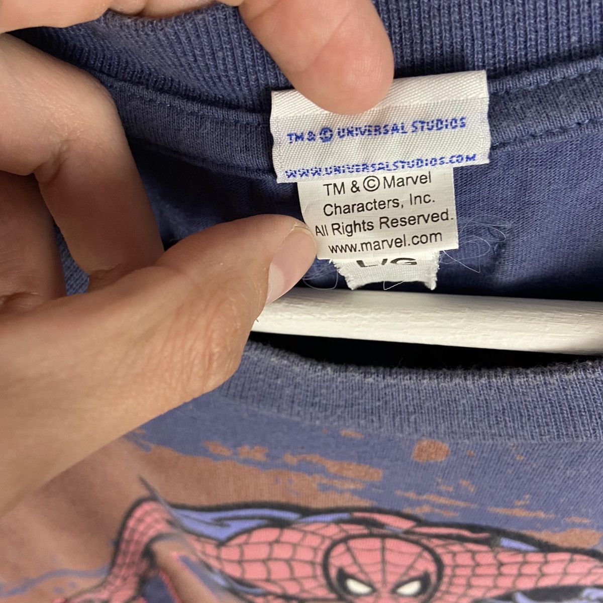 Marvel Comics Vintage Very Rare Marvel Comics Spider Man Universal studios Size US L / EU 52-54 / 3 - 7 Thumbnail