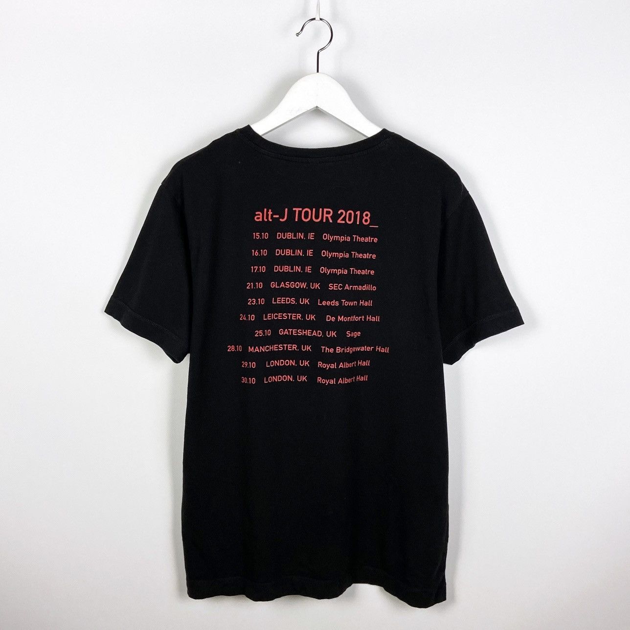 Band Tees Alt-J 2018 Great Britain Tour 2018 Band Tee Indie rock Size US L / EU 52-54 / 3 - 3 Thumbnail