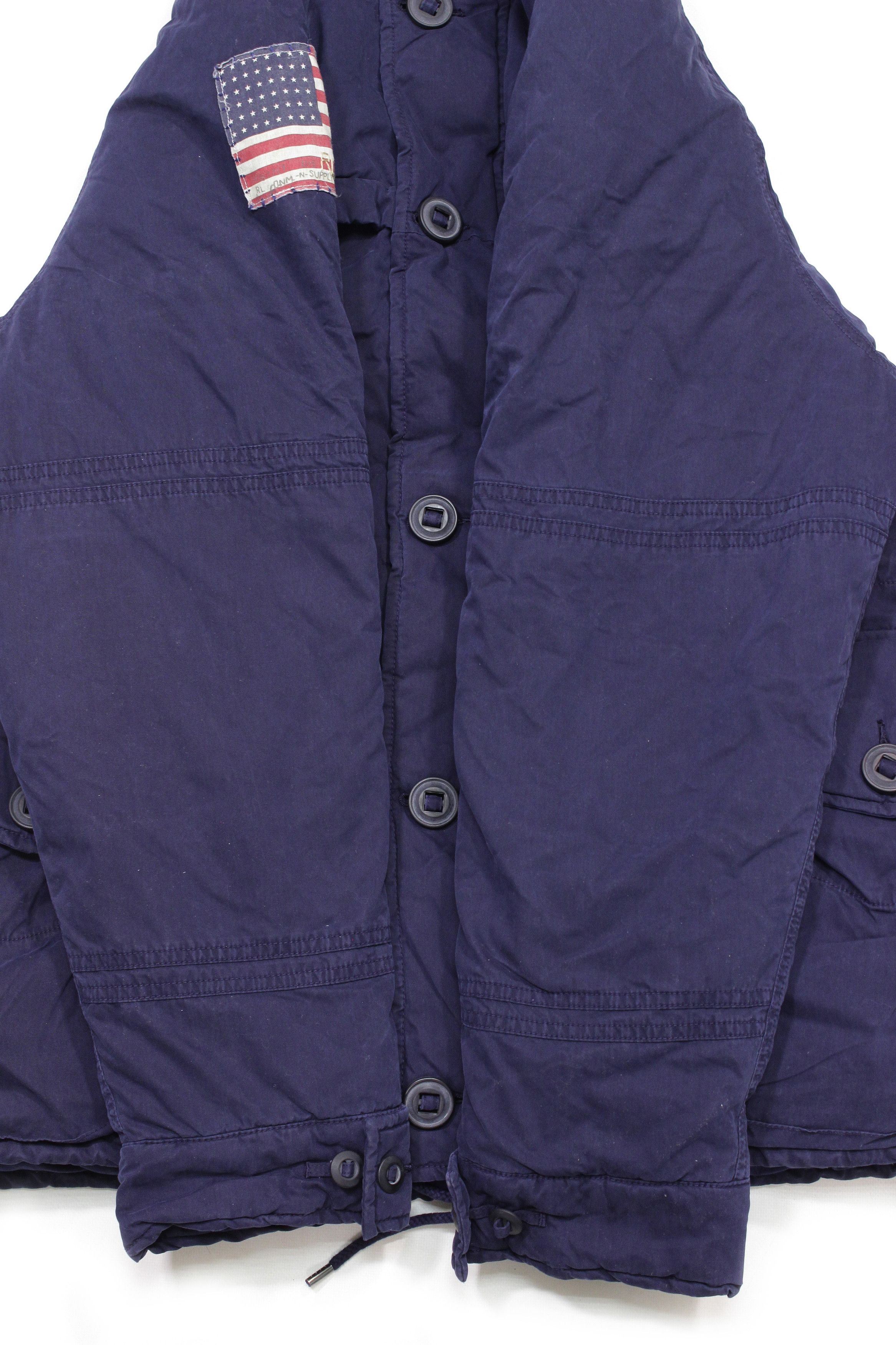 Denim & Supply Ralph Lauren USA Flag Logo Down Parka Size US XL / EU 56 / 4 - 7 Thumbnail