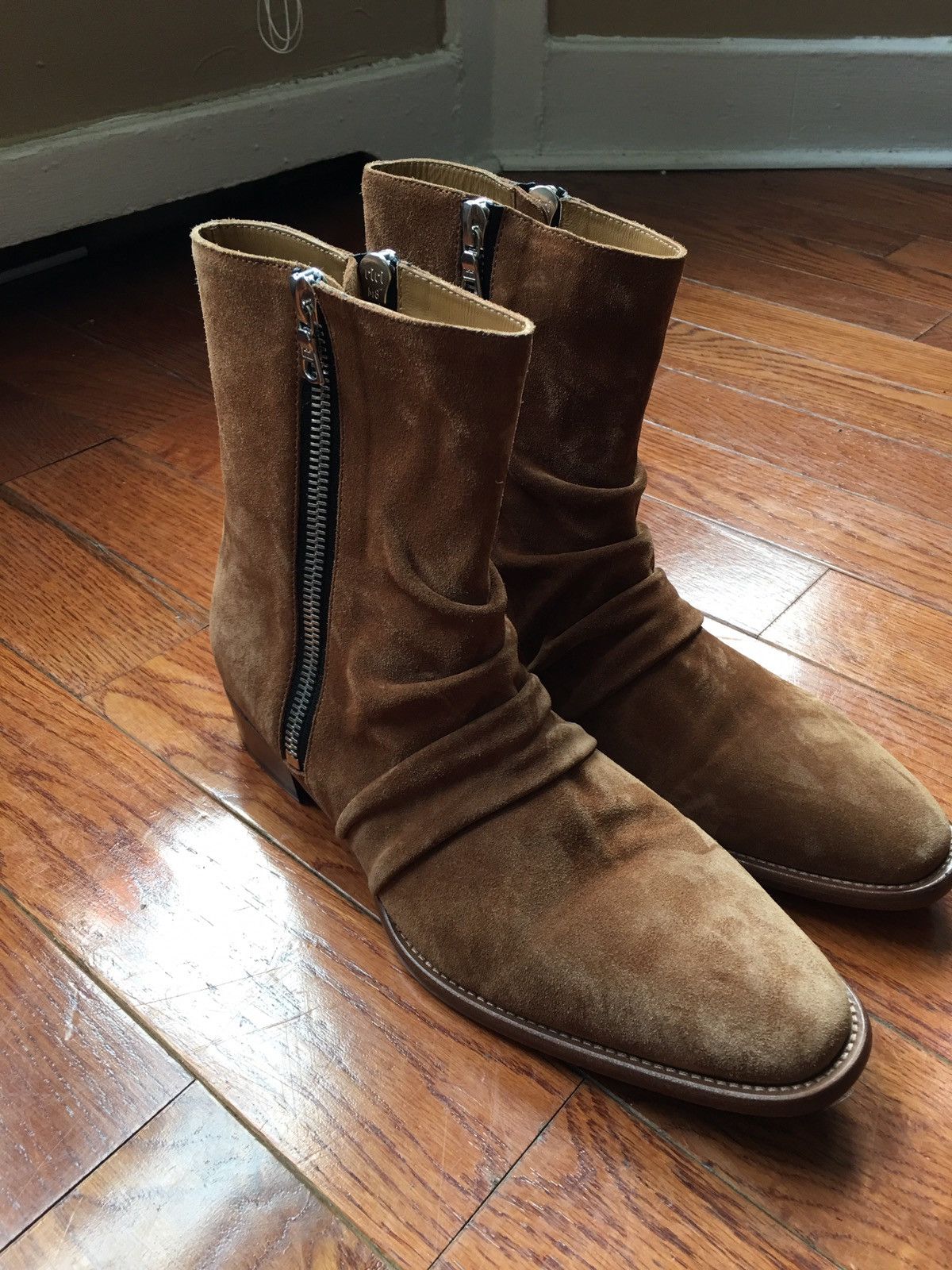 image of Amiri Stack Boots in Null, Men's (Size 10)