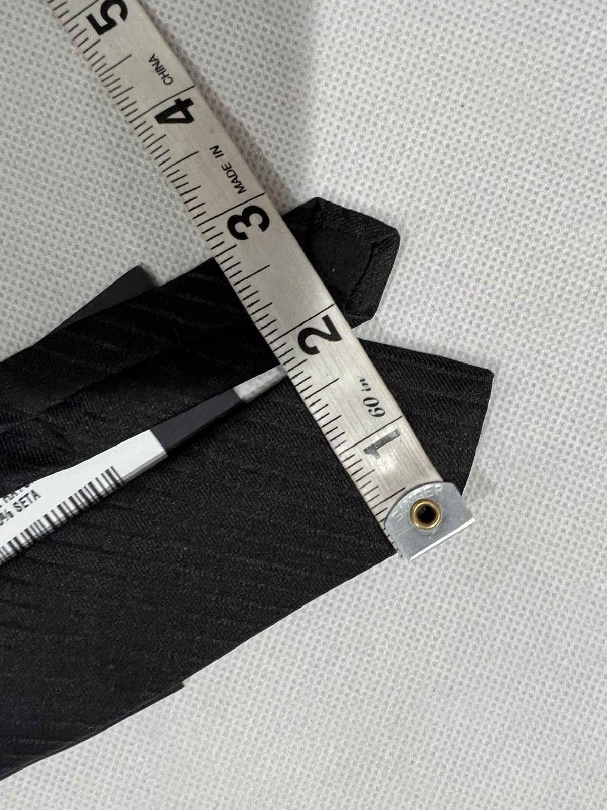 Saint Laurent Paris Saint Laurent striped skinny tie. Size ONE SIZE - 3 Thumbnail