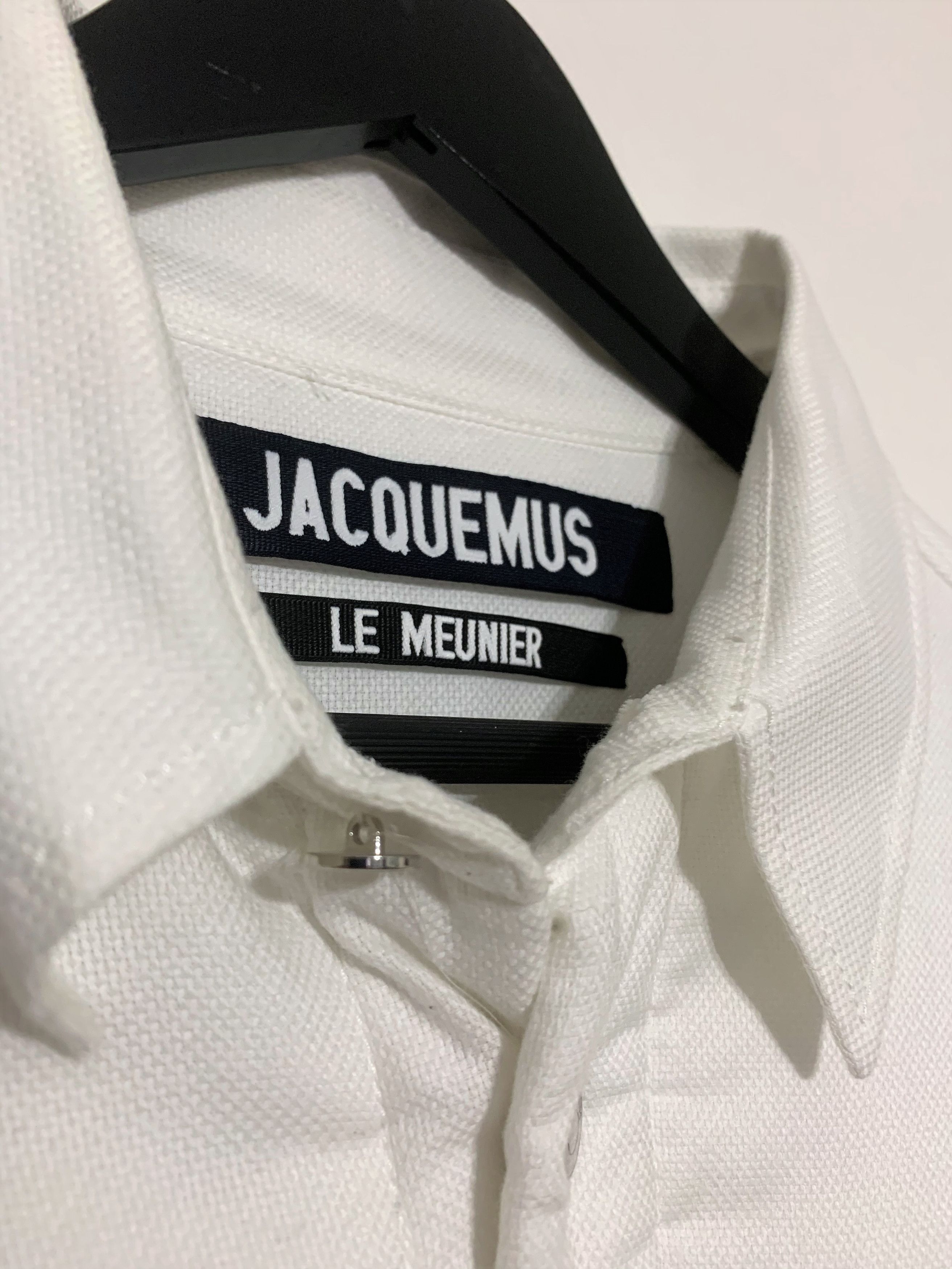 Jacquemus White La Chemise Shirt Jacket Size US L / EU 52-54 / 3 - 3 Thumbnail