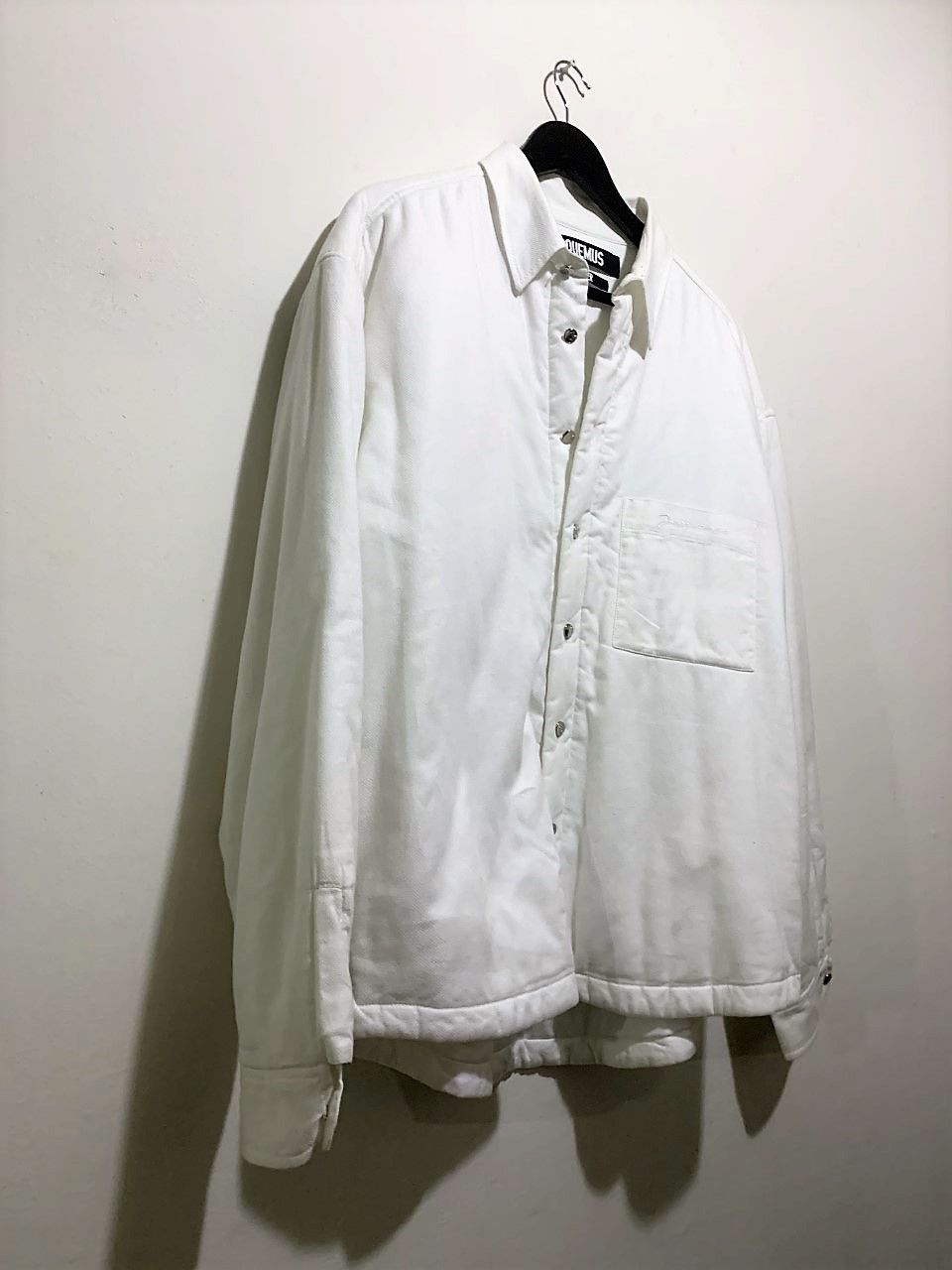 Jacquemus White La Chemise Shirt Jacket Size US L / EU 52-54 / 3 - 2 Thumbnail