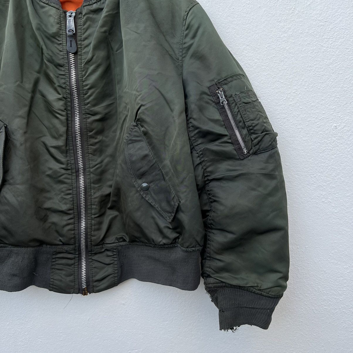 Alpha Industries MA-1 BOMBER JACKET REVERSIBLE ALPHA BUZZ RICKSONS STYLE Size US L / EU 52-54 / 3 - 5 Thumbnail