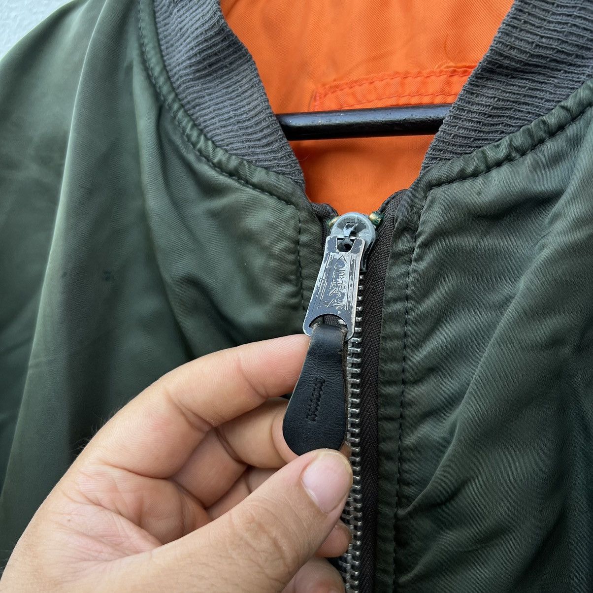Alpha Industries MA-1 BOMBER JACKET REVERSIBLE ALPHA BUZZ RICKSONS STYLE Size US L / EU 52-54 / 3 - 8 Thumbnail
