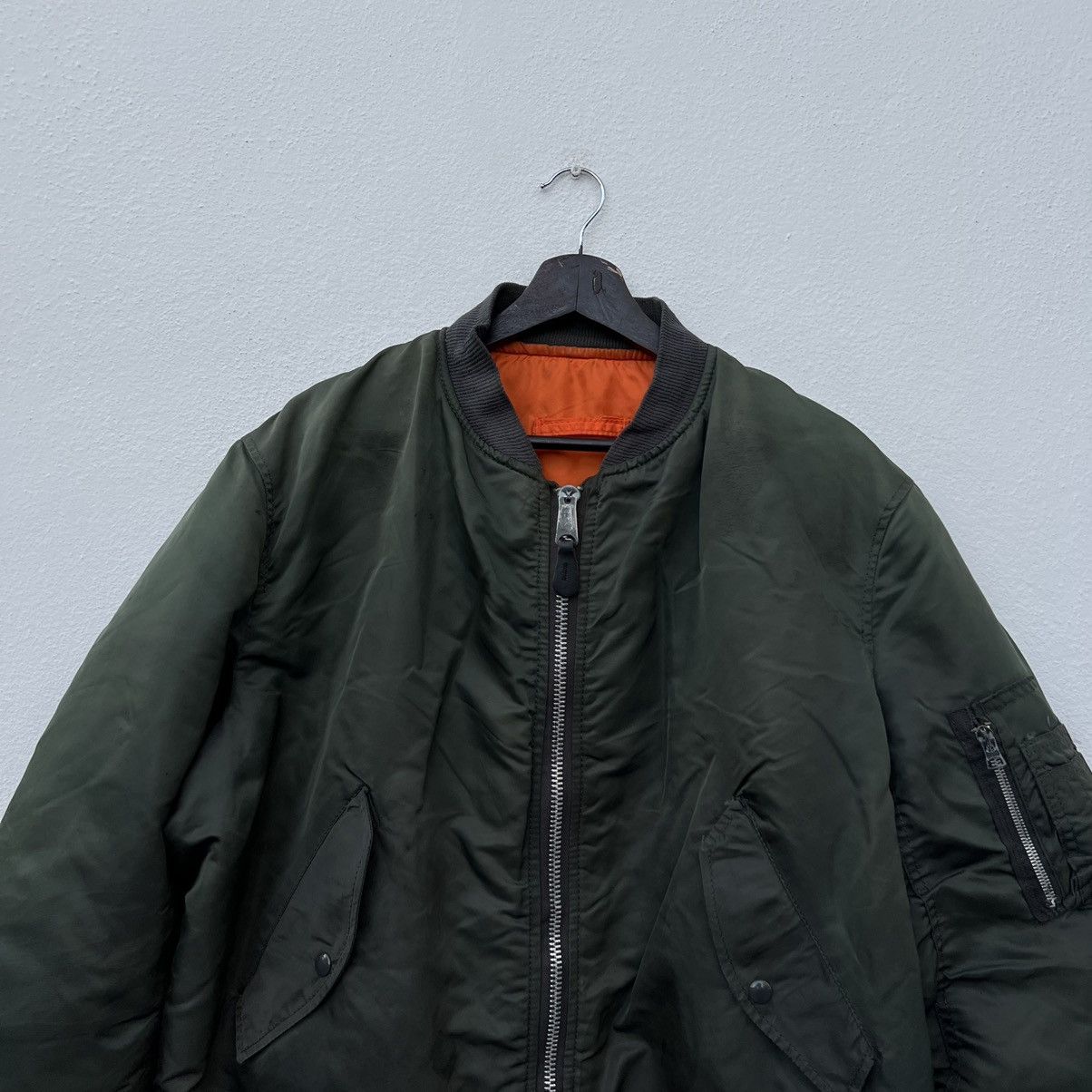 Alpha Industries MA-1 BOMBER JACKET REVERSIBLE ALPHA BUZZ RICKSONS STYLE Size US L / EU 52-54 / 3 - 3 Thumbnail