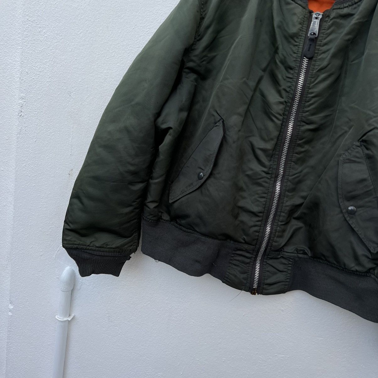 Alpha Industries MA-1 BOMBER JACKET REVERSIBLE ALPHA BUZZ RICKSONS STYLE Size US L / EU 52-54 / 3 - 4 Thumbnail