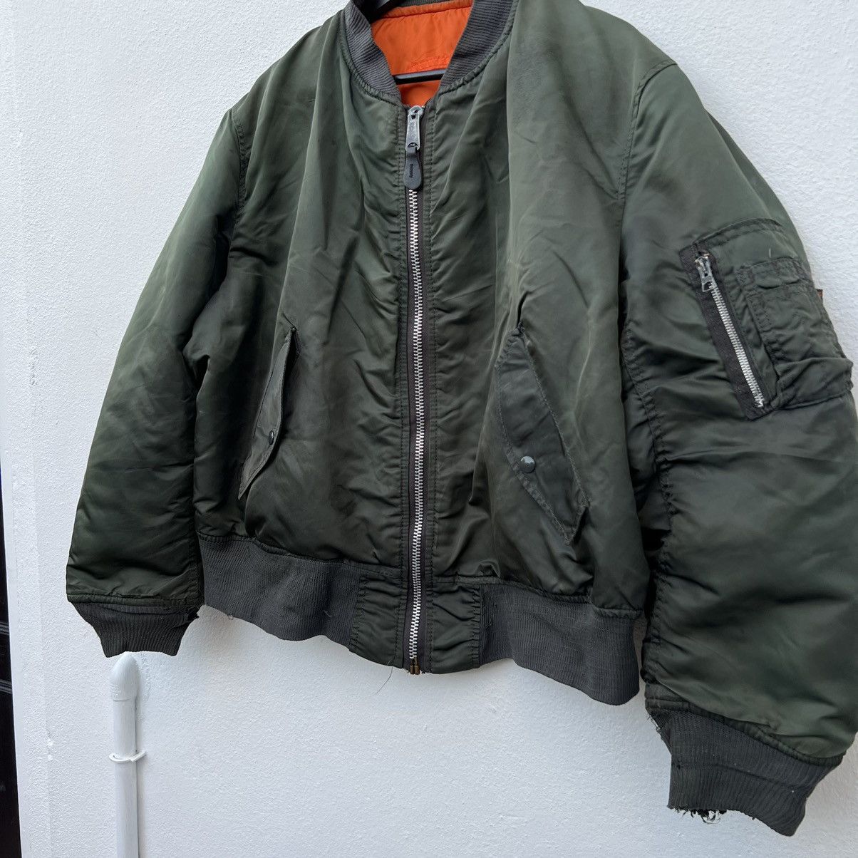 Alpha Industries MA-1 BOMBER JACKET REVERSIBLE ALPHA BUZZ RICKSONS STYLE Size US L / EU 52-54 / 3 - 6 Thumbnail