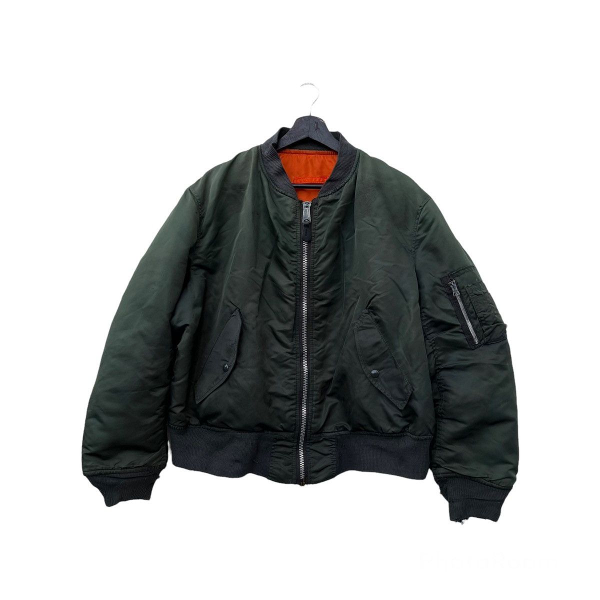 Alpha Industries × Vetements A/W 19 Split Racer MA-1 Bomber Jacket