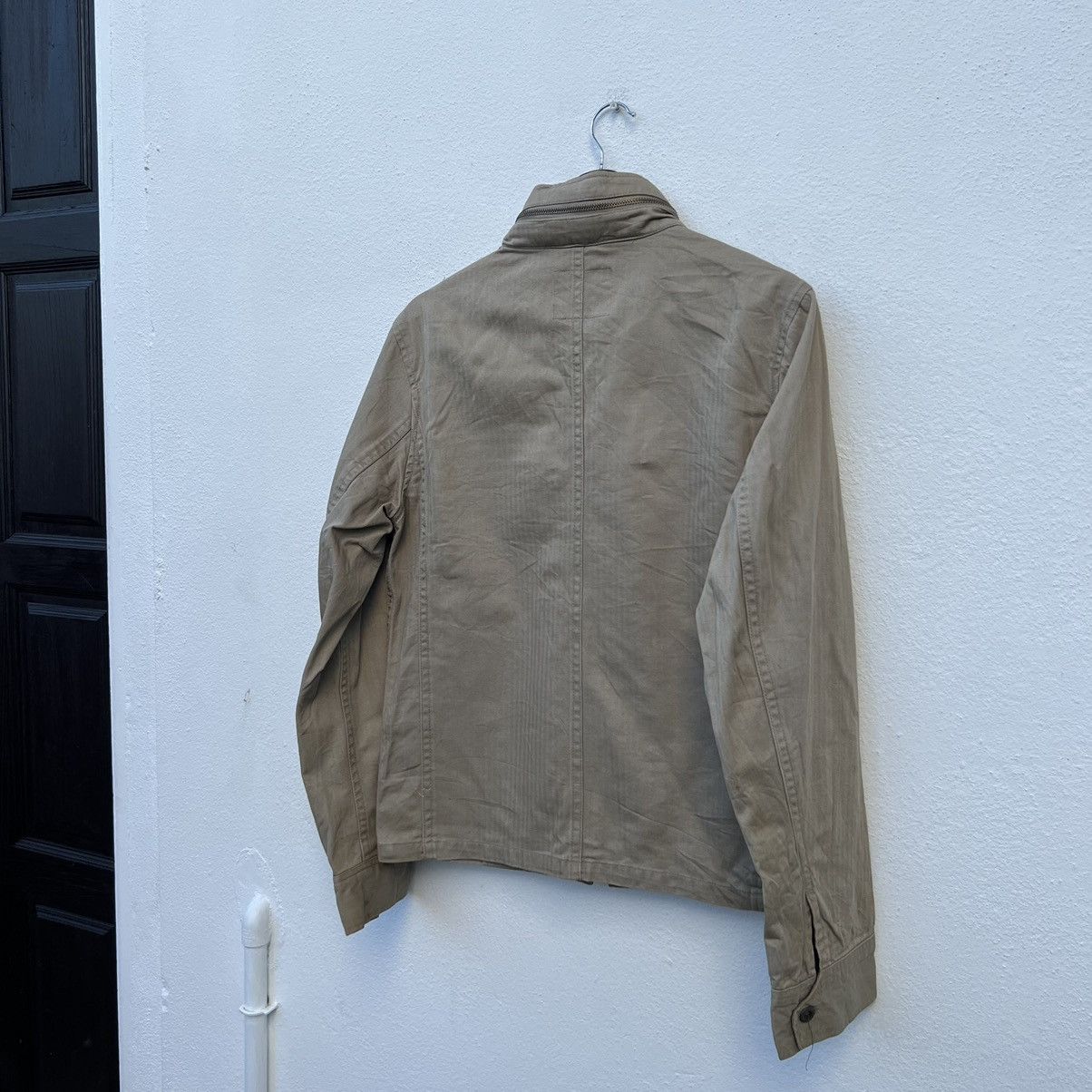 Japanese Brand VINTAGE ROUSHATTE SANFORIZED UNION MADE BIKER JACKET Size US M / EU 48-50 / 2 - 8 Thumbnail