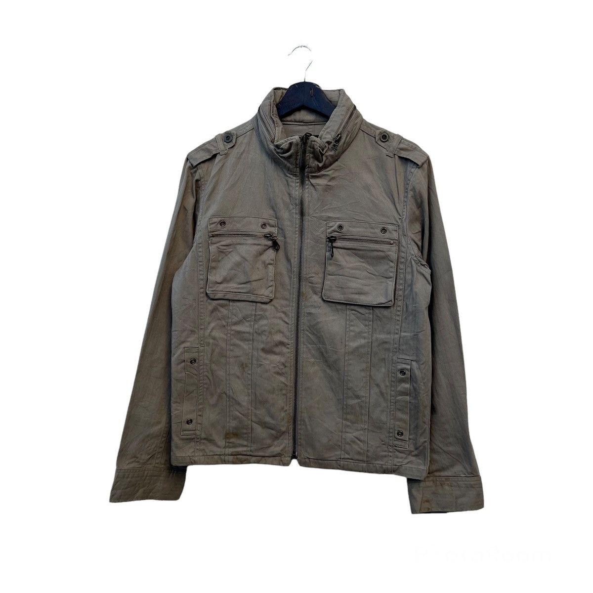 Japanese Brand VINTAGE ROUSHATTE SANFORIZED UNION MADE BIKER JACKET Size US M / EU 48-50 / 2 - 1 Thumbnail