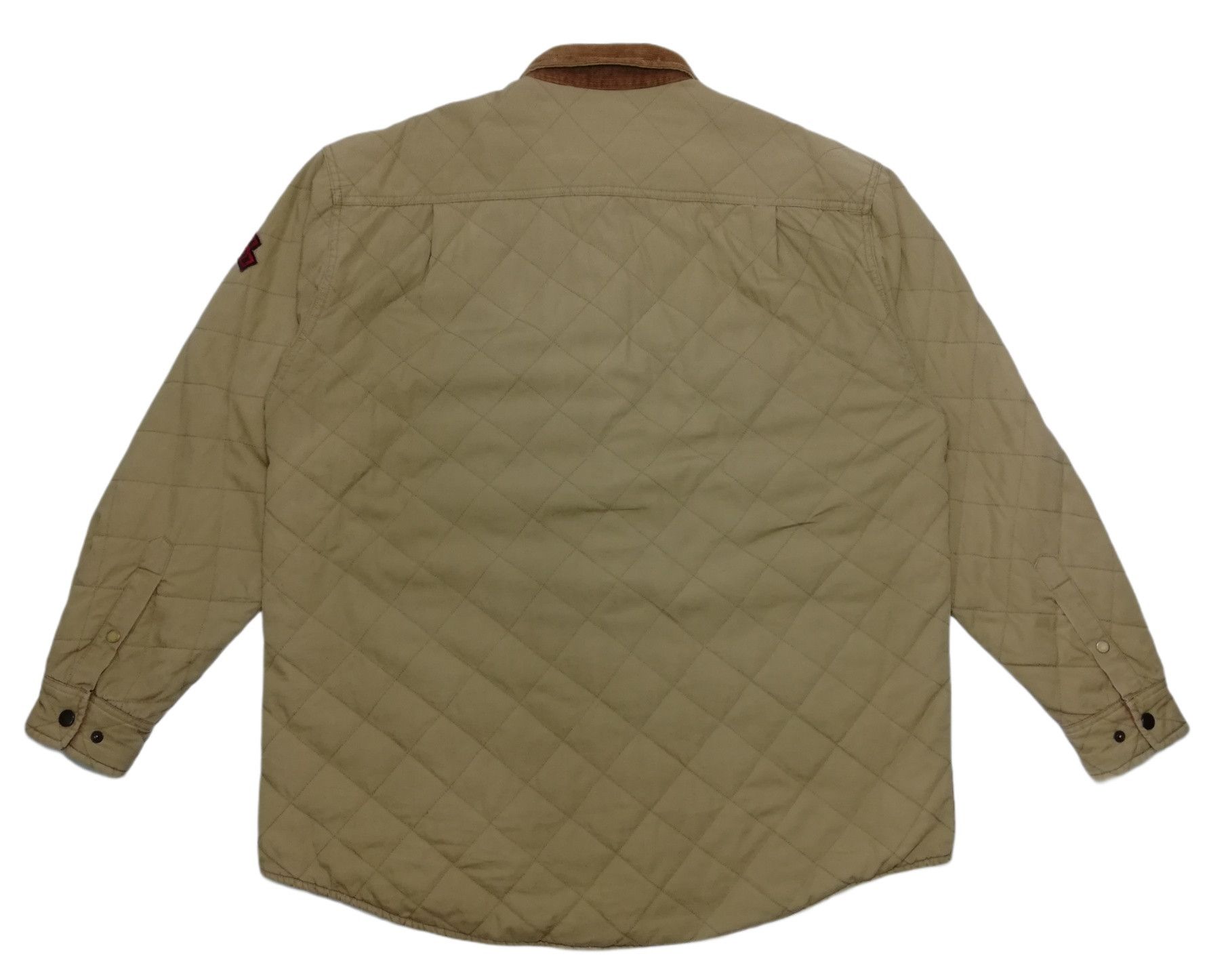 Nautica × Vintage 🔥DOPE!!! Nautica Expedition Corduroy Collar Quilted Jacket Size US L / EU 52-54 / 3 - 16 Thumbnail