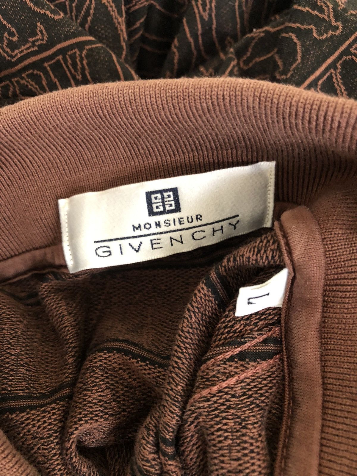 Vintage Givenchy Made in Italy Golfer Monogram Polo Shirt Size US L / EU 52-54 / 3 - 11 Thumbnail