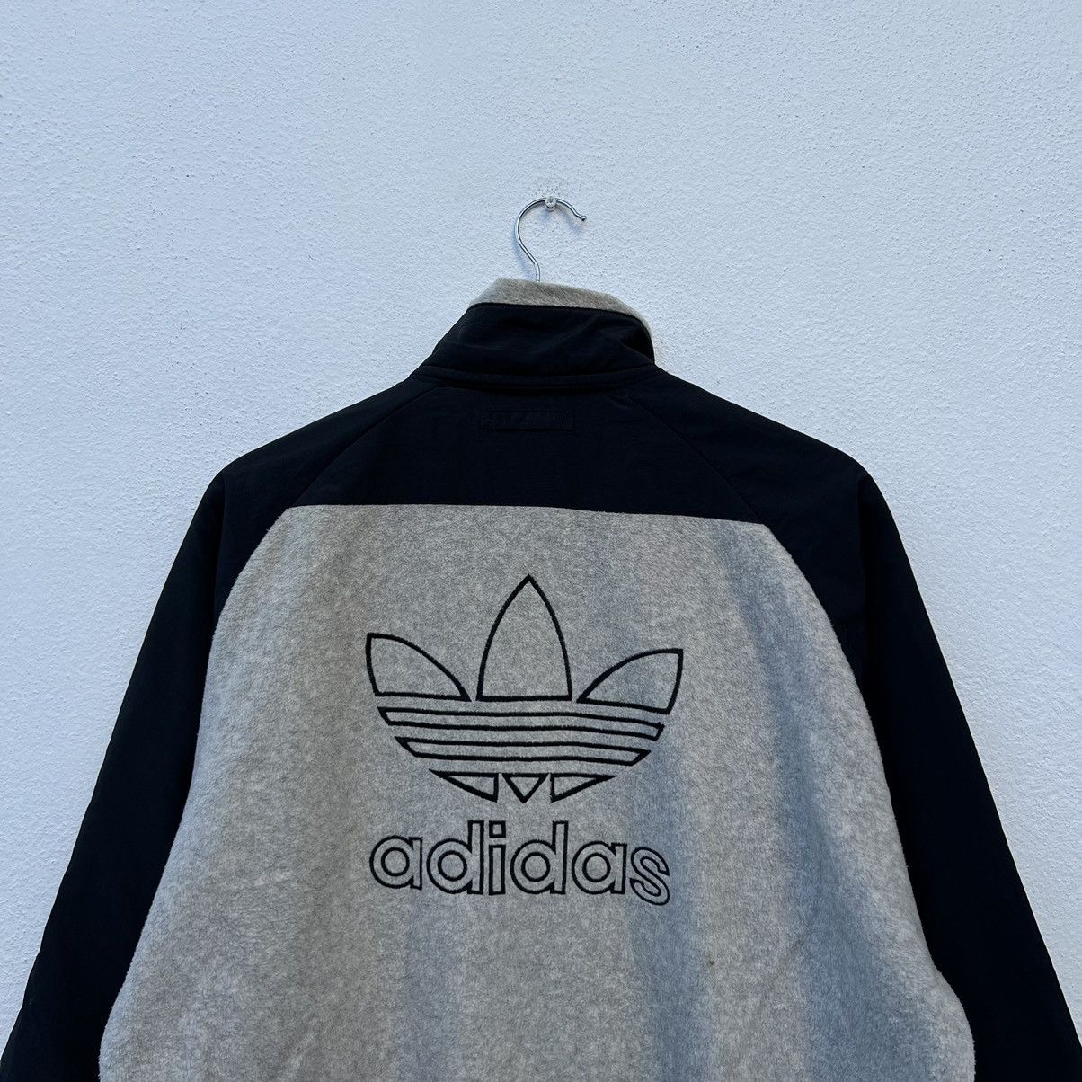 Adidas VINTAGE ADIDAS FLEECE SHERPA DIG PILE JACKET BIG LOGO Size US M / EU 48-50 / 2 - 10 Thumbnail