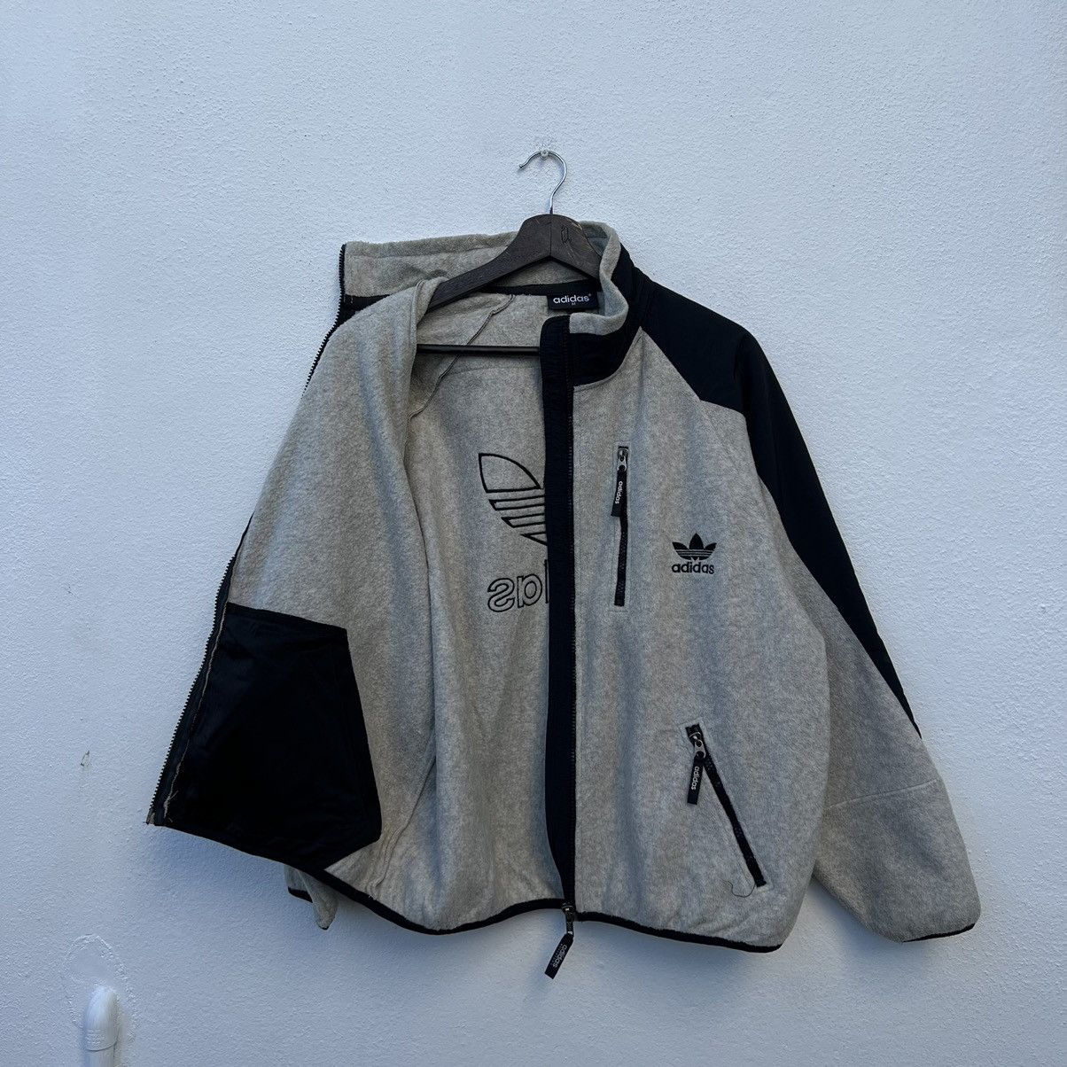Adidas VINTAGE ADIDAS FLEECE SHERPA DIG PILE JACKET BIG LOGO Size US M / EU 48-50 / 2 - 11 Thumbnail