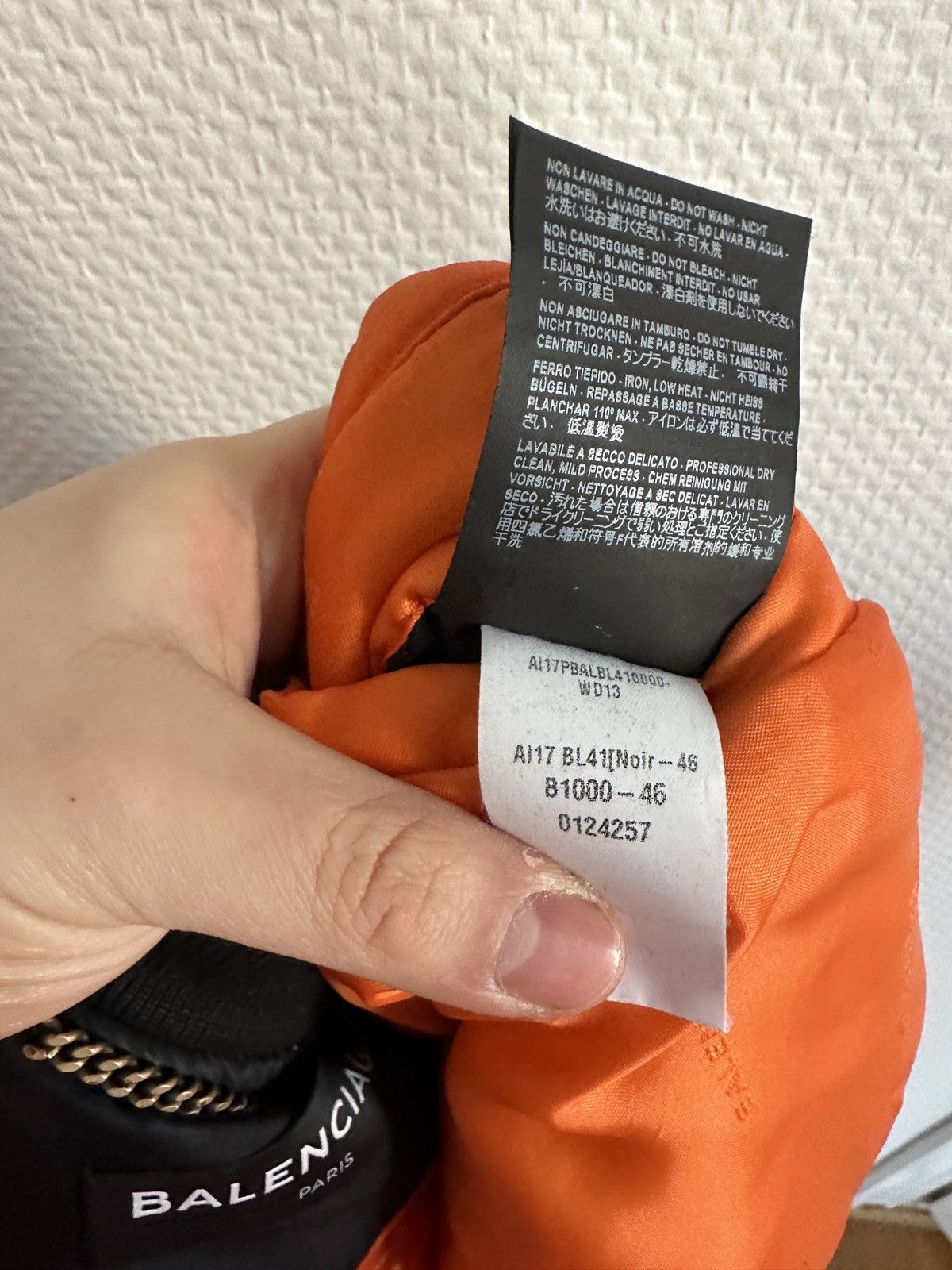 Balenciaga Balenciaga "Homme" Bomber Size US M / EU 48-50 / 2 - 8 Thumbnail