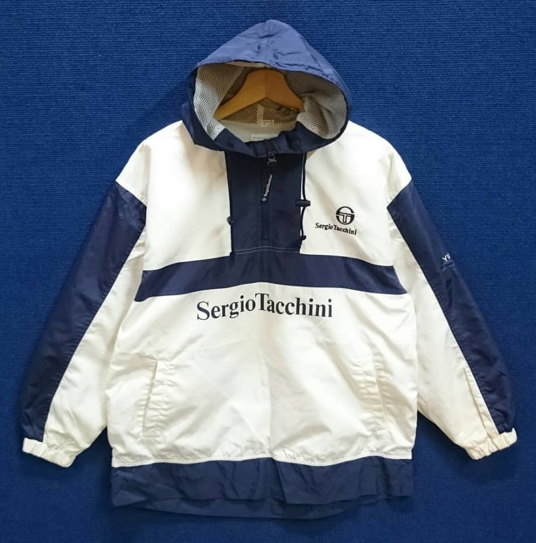 Sergio Tacchini Vintage Sergio Tacchini Windbreaker Jackets Size US L / EU 52-54 / 3 - 1 Thumbnail