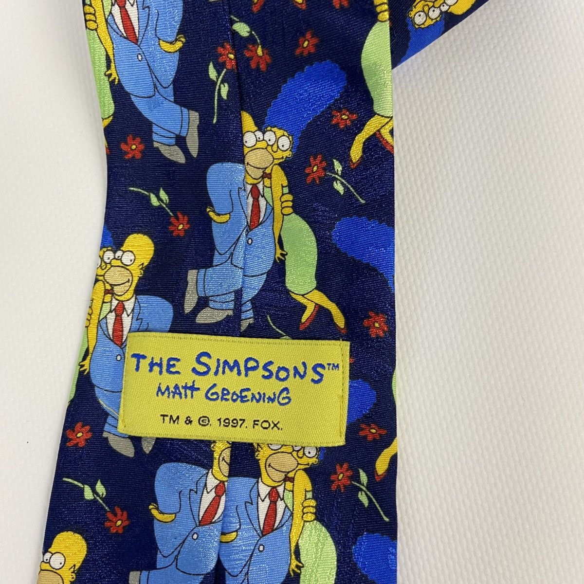 Other Vintage 90’s The Simpsons Homer & Marge Hugs tie Humor Fun Size ONE SIZE - 5 Thumbnail