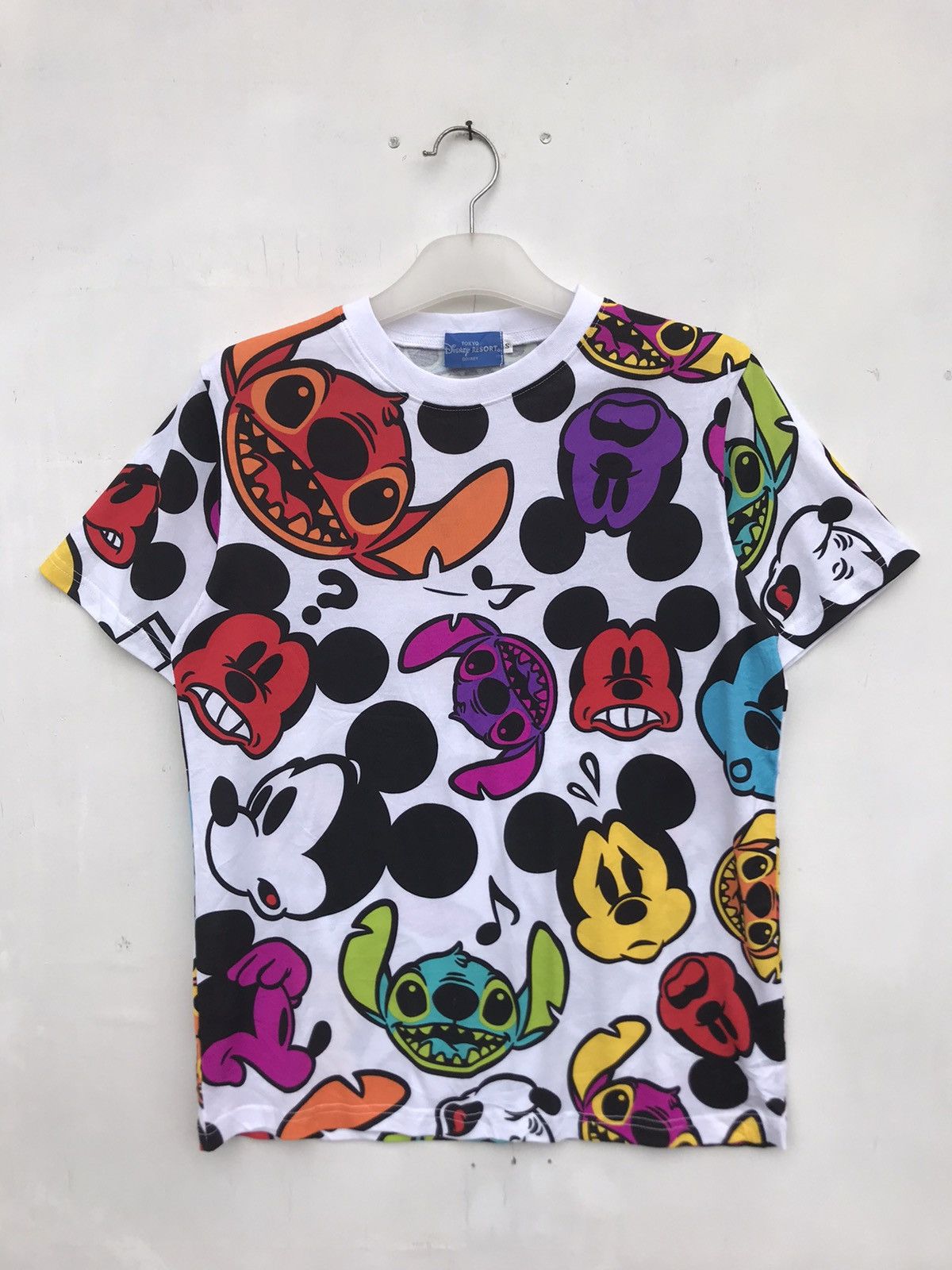 Disney Mickey Mouse X Lilo & Stitch Overprint Tees Size US S / EU 44-46 / 1 - 1 Thumbnail