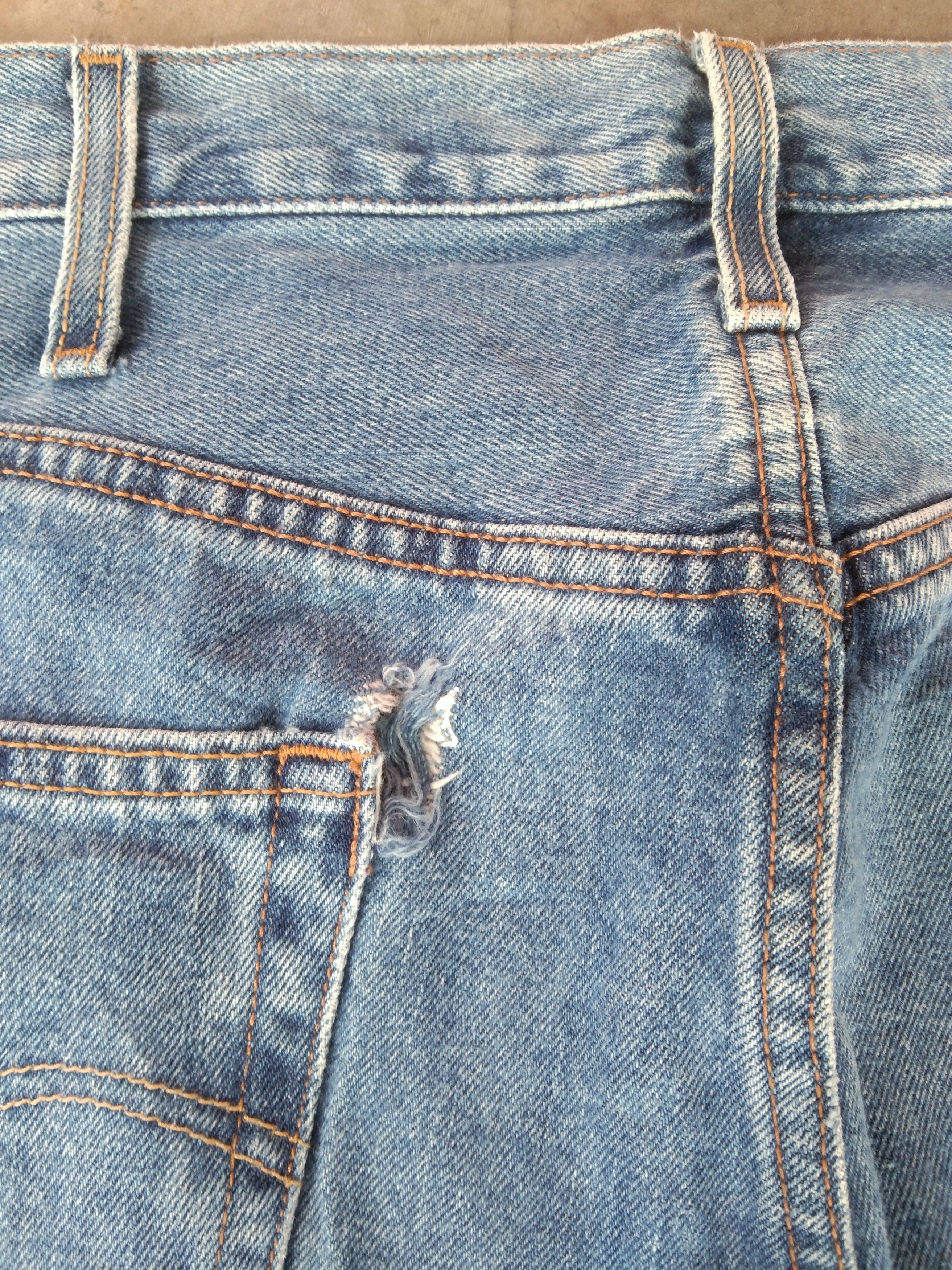 Levi's Vintage Levi's 501 Straight Leg Distressed Jeans 38x34 Size US 38 / EU 54 - 4 Thumbnail
