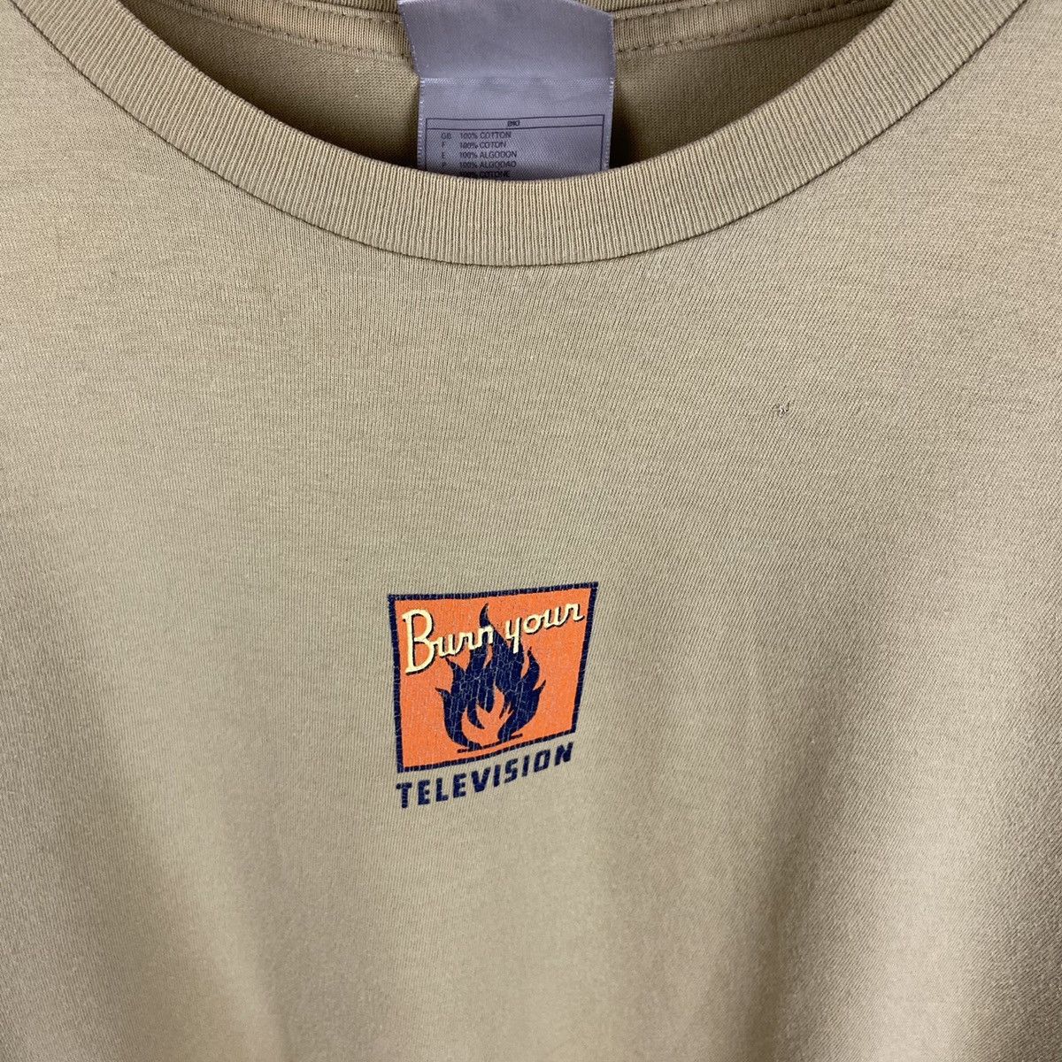 Nike Vintage 00’s Nike Burn Your Television very rare tee Size US S / EU 44-46 / 1 - 4 Thumbnail