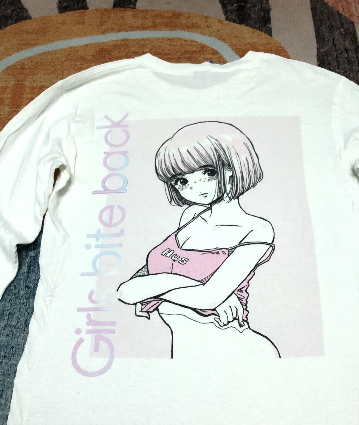 Anime × Japanese Brand GIRL BITE BACK JAPANESE ANIME SEXY GIRL SHIRT Size US S / EU 44-46 / 1 - 2 Thumbnail