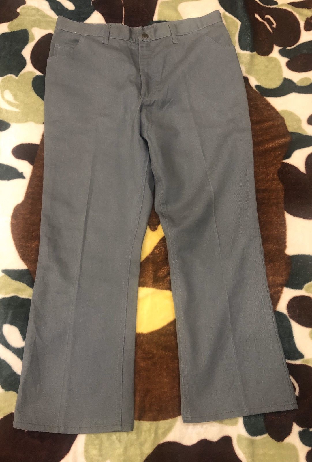 image of Vintage Lee Sta Prest Usa Made in Grey, Men's (Size 36)