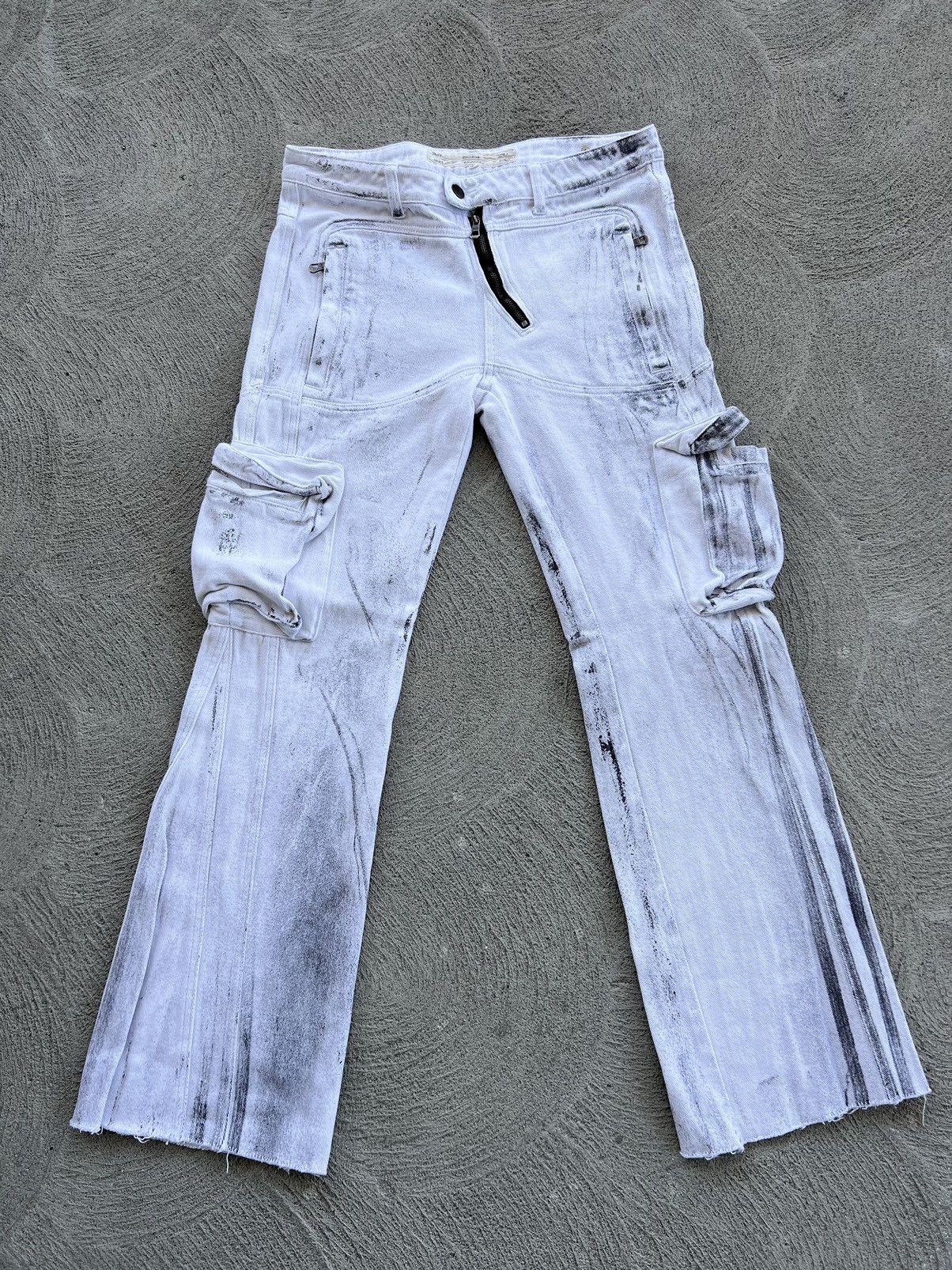 image of Srrysora Mainline Demin Cargo Size 48 in White, Men's