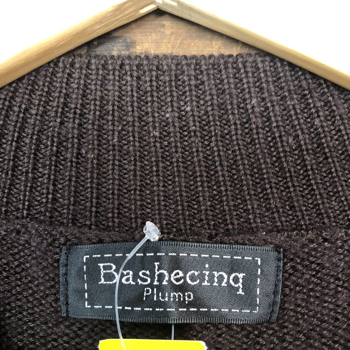 Homespun Knitwear Bashecinq art patchwork brown Knitwear #3606 Size US XL / EU 56 / 4 - 10 Thumbnail