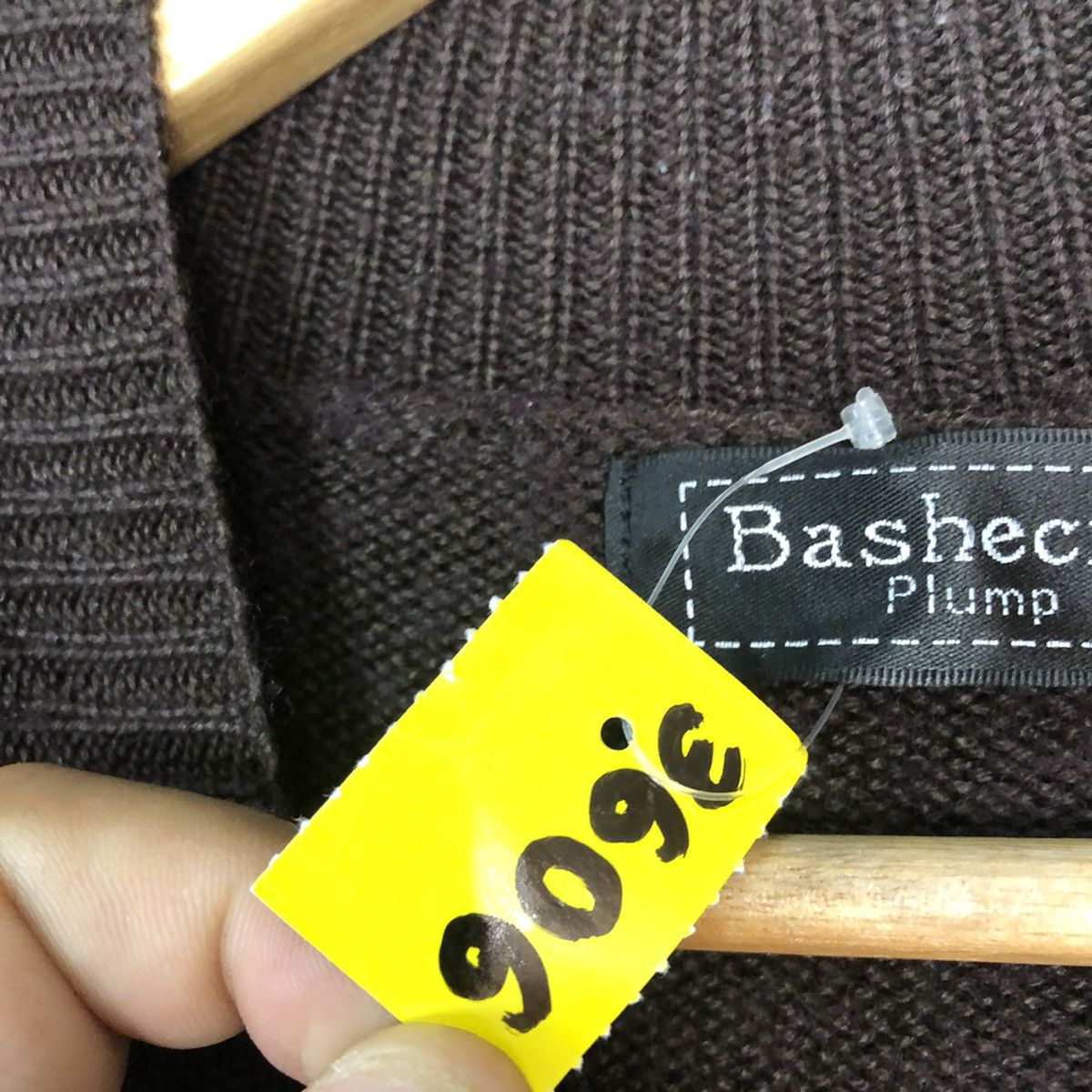 Homespun Knitwear Bashecinq art patchwork brown Knitwear #3606 Size US XL / EU 56 / 4 - 11 Thumbnail