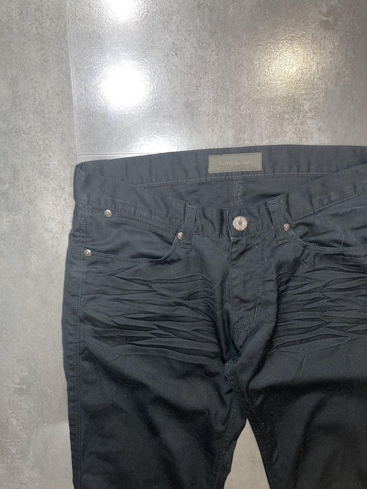 Acne Studios Acne Studios Max Broke Black Casual Pants Size US 30 / EU 46 - 1 Thumbnail