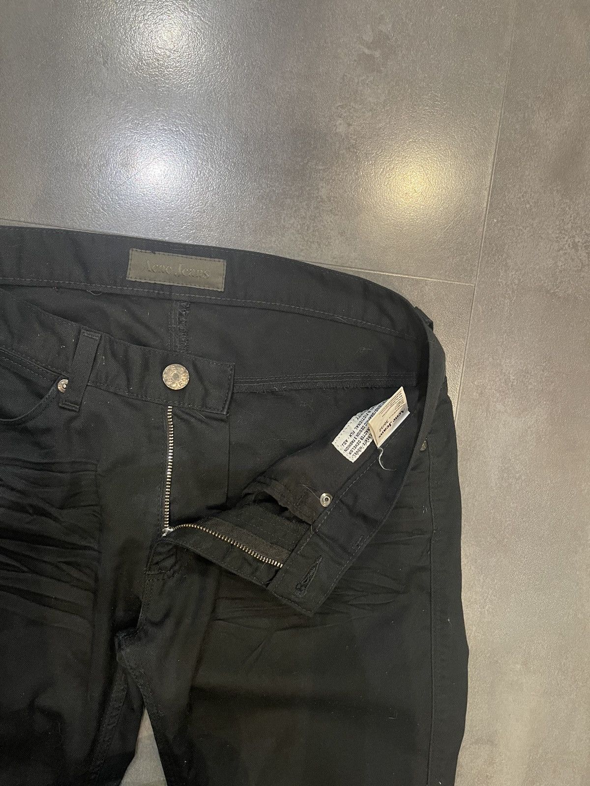 Acne Studios Acne Studios Max Broke Black Casual Pants Size US 30 / EU 46 - 13 Thumbnail