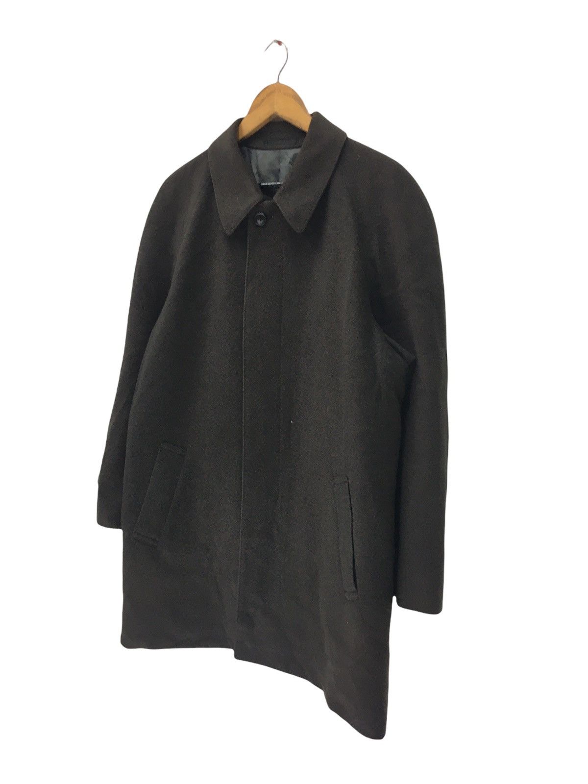 Yves Saint Laurent Vintage Yves Saint Laurent Plain Wool Long Jacket Size US L / EU 52-54 / 3 - 4 Thumbnail