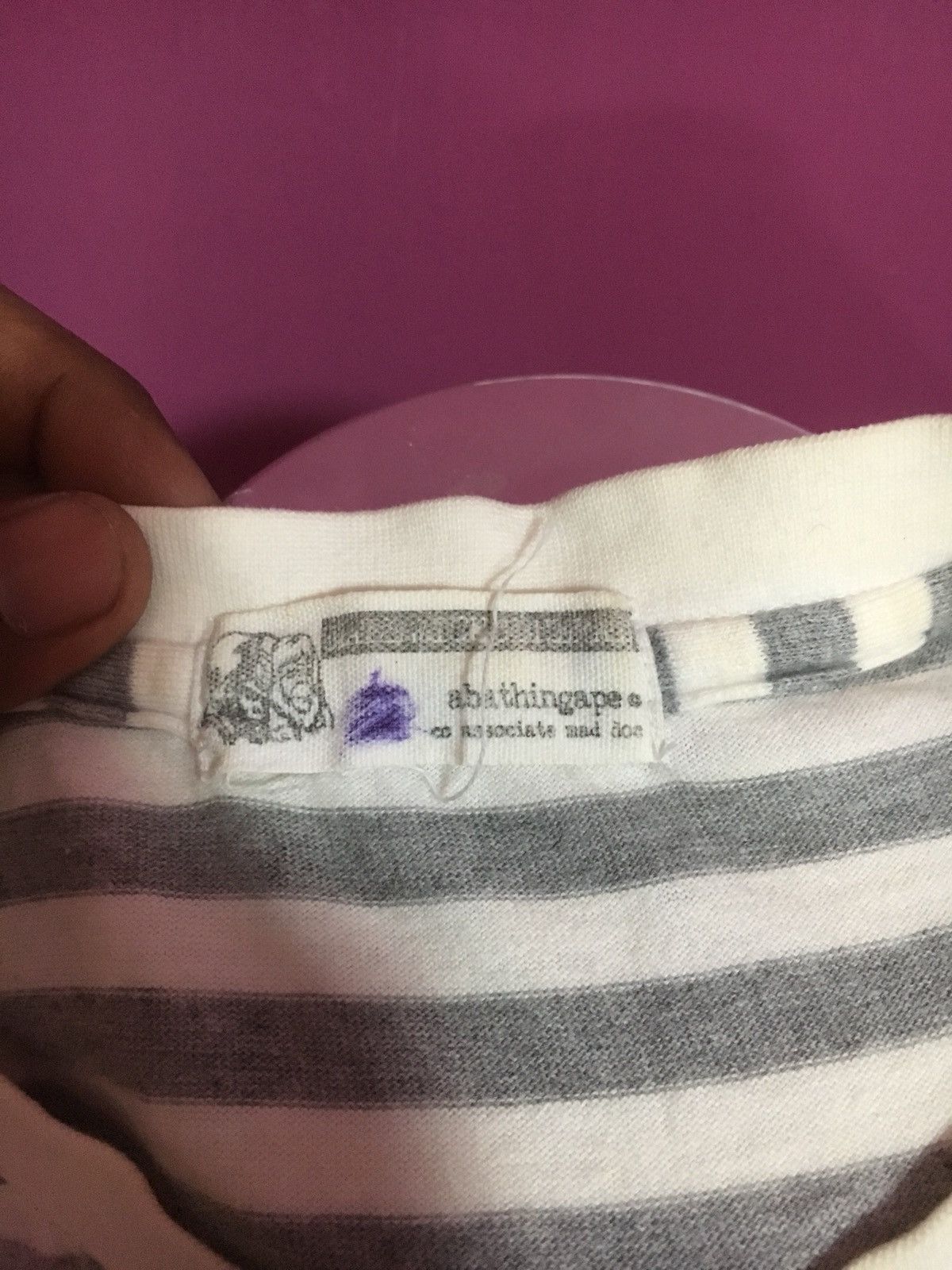 Bape VINTAGE BAPE STRIKE WHITE SIZE L TEE SHIRT Size US L / EU 52-54 / 3 - 3 Thumbnail