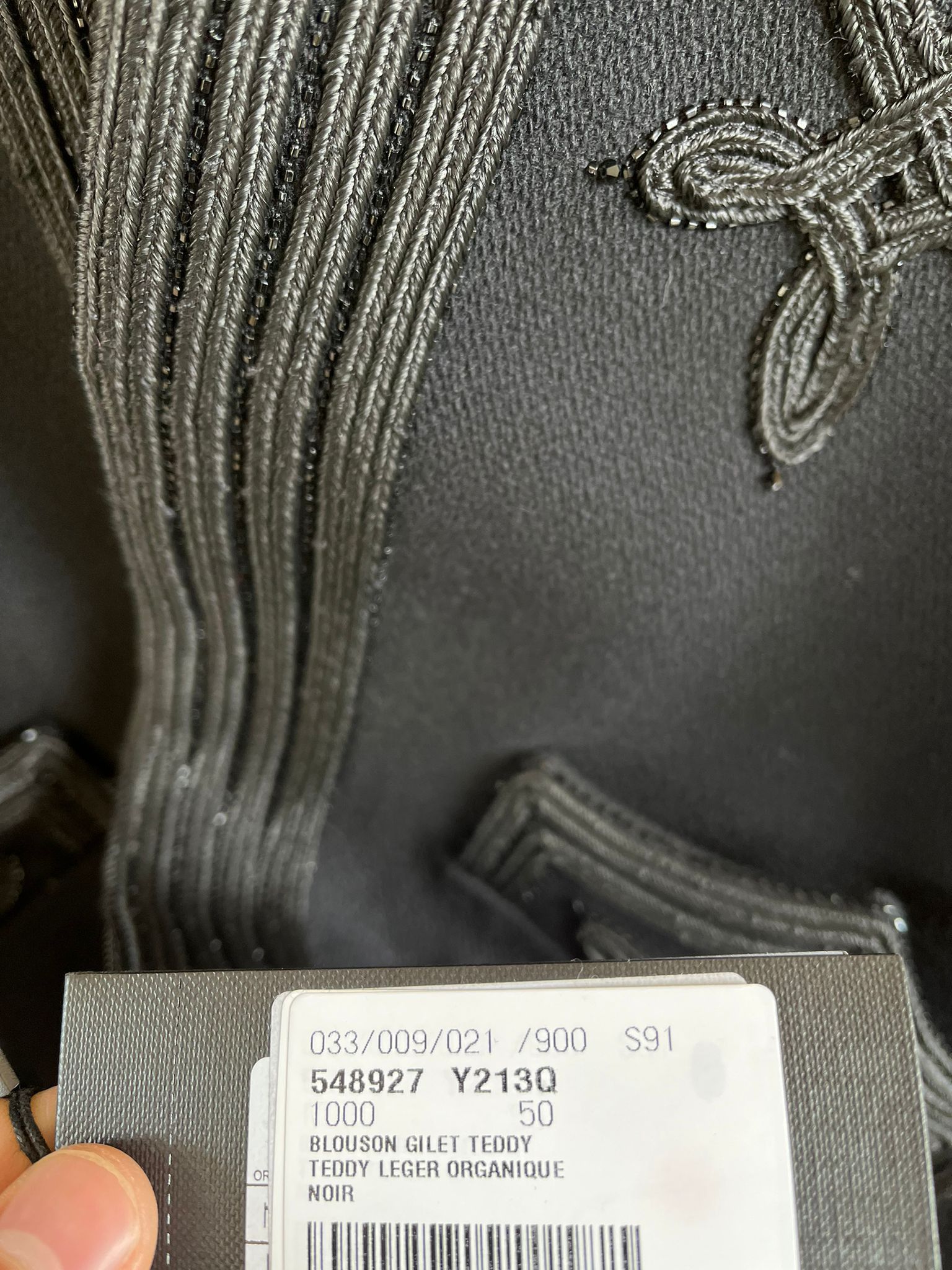 Saint Laurent Paris Vest in Black color Size US M / EU 48-50 / 2 - 14 Thumbnail