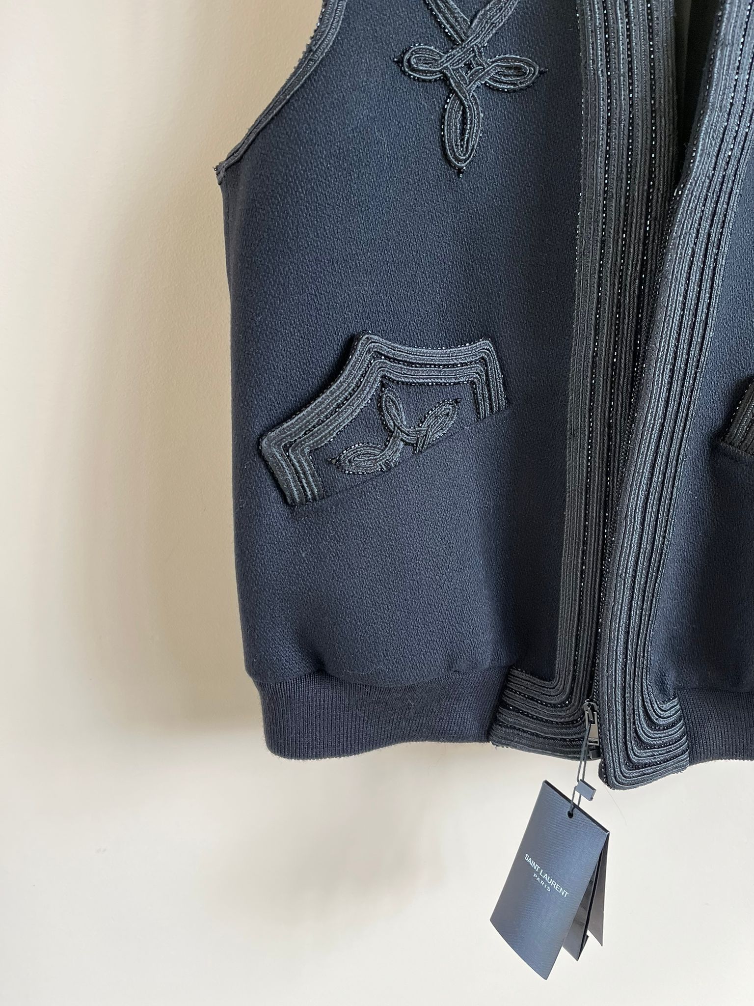 Saint Laurent Paris Vest in Black color Size US M / EU 48-50 / 2 - 3 Thumbnail