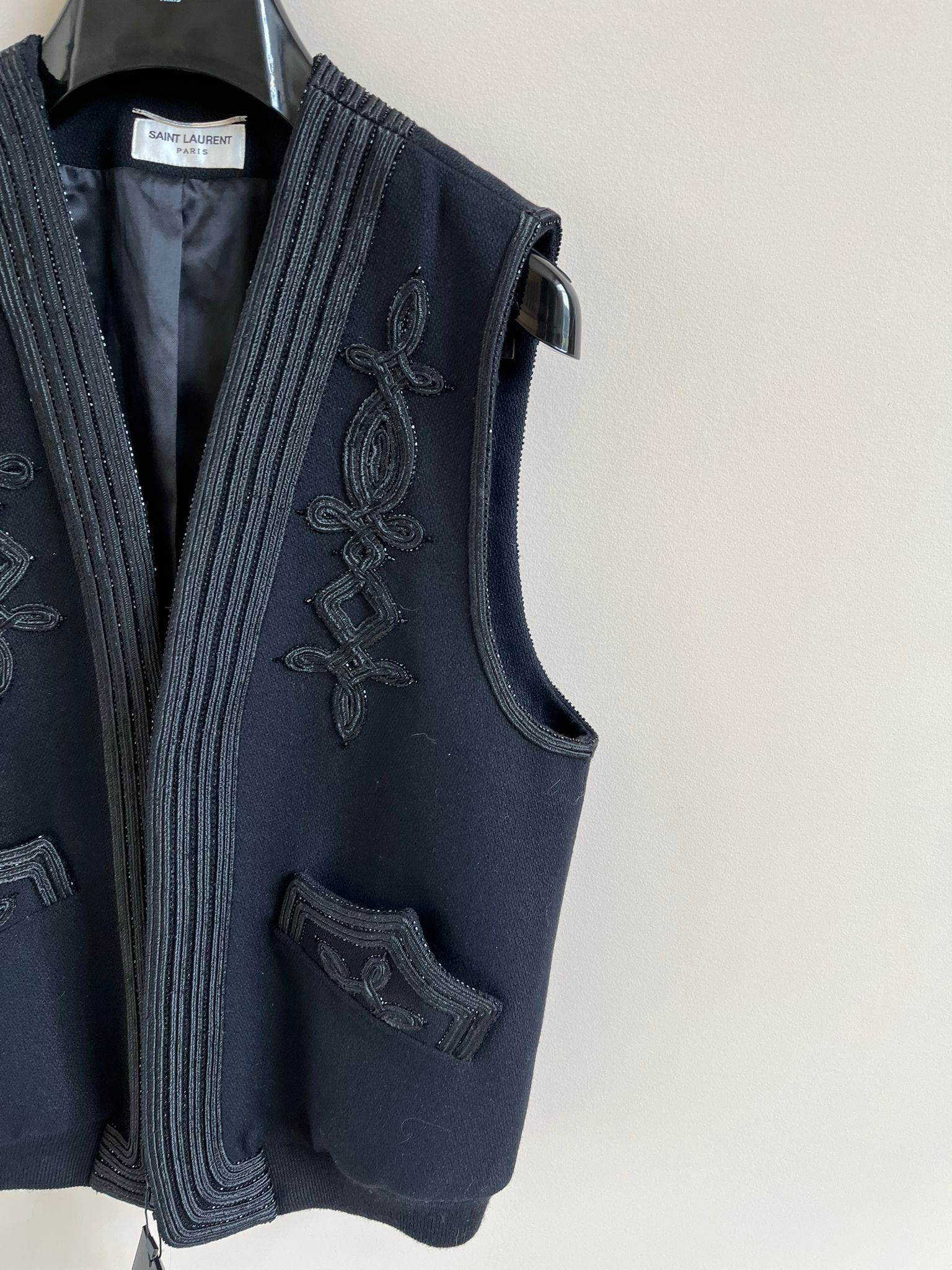 Saint Laurent Paris Vest in Black color Size US M / EU 48-50 / 2 - 6 Thumbnail