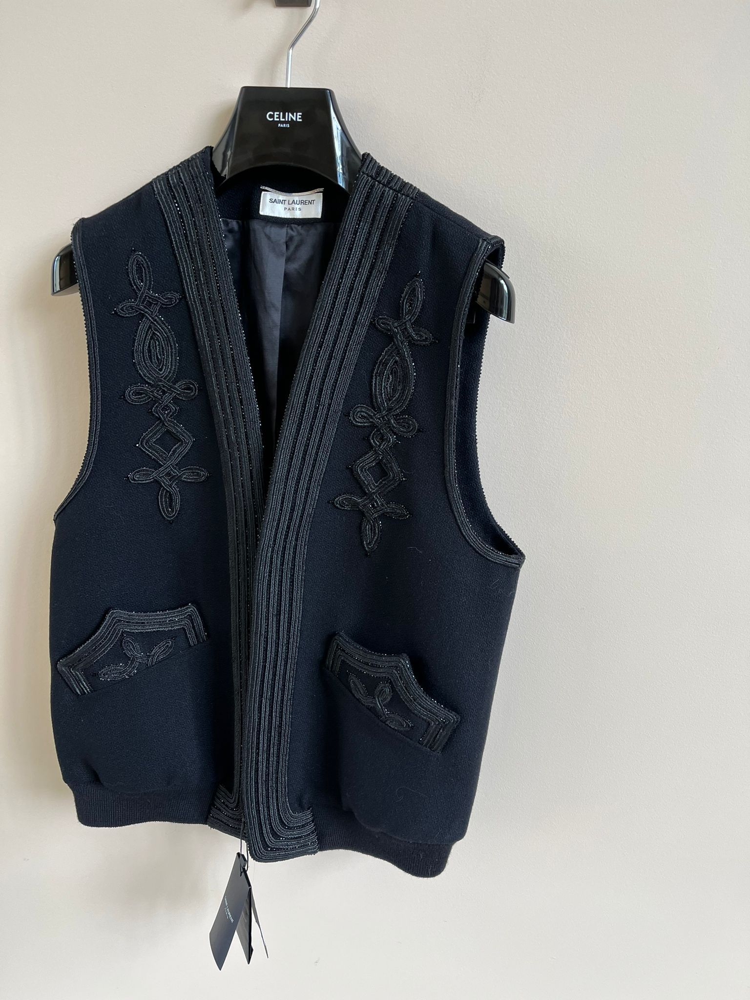 Saint Laurent Paris Vest in Black color Size US M / EU 48-50 / 2 - 5 Thumbnail