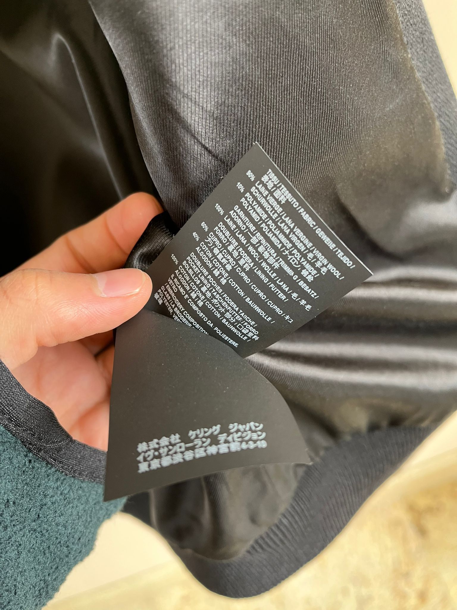 Saint Laurent Paris Vest in Black color Size US M / EU 48-50 / 2 - 13 Thumbnail